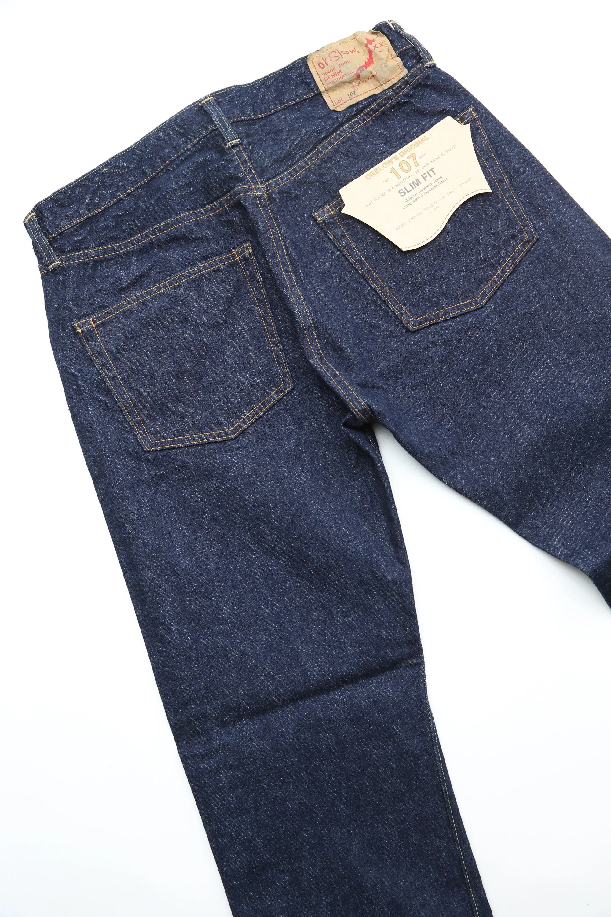 orSlow 107 Ivy Fit Slim Selvedge Denim Jean - One Wash - Image 14