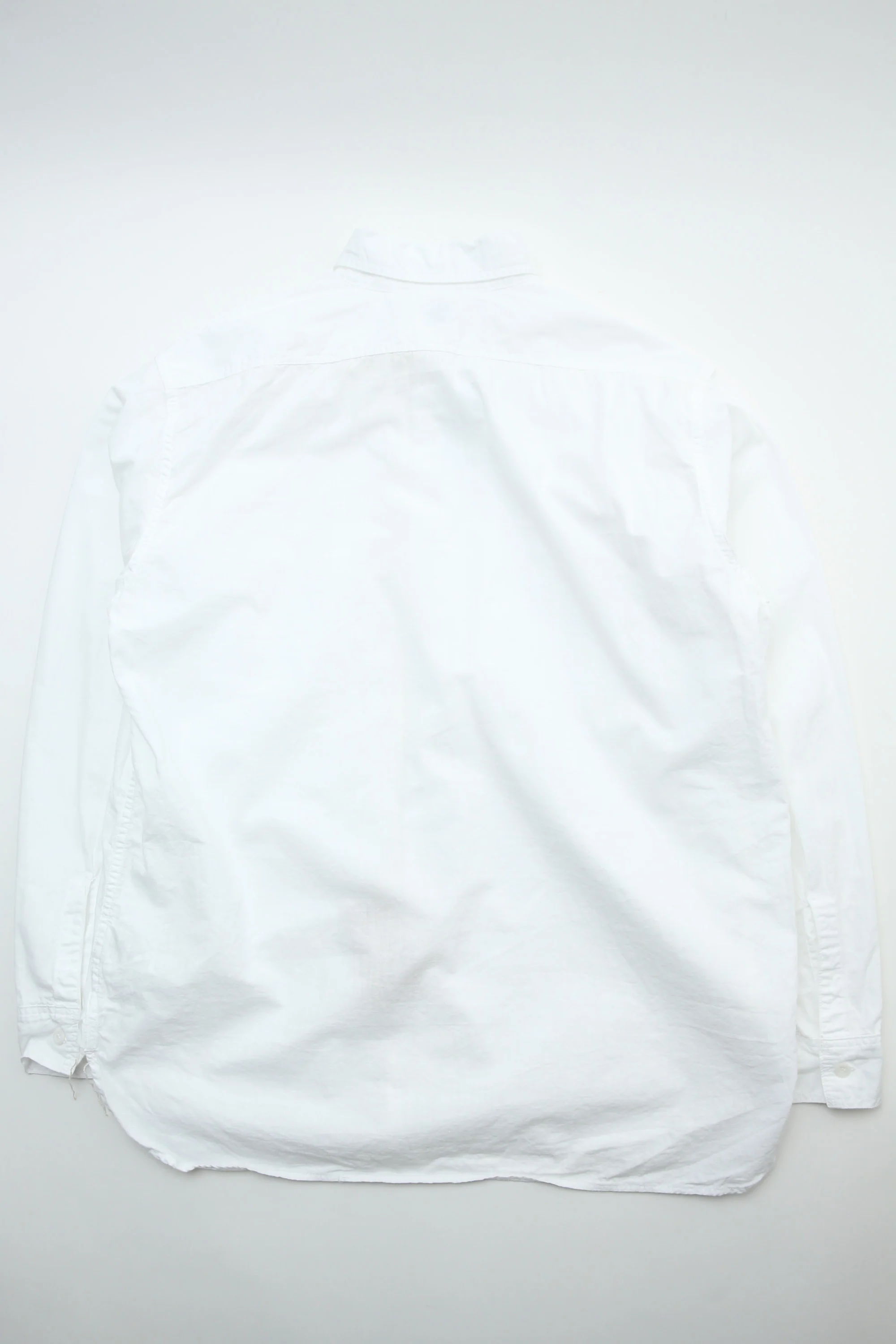 orSlow Relax Fit Chambray Work Shirt - White - Image 10
