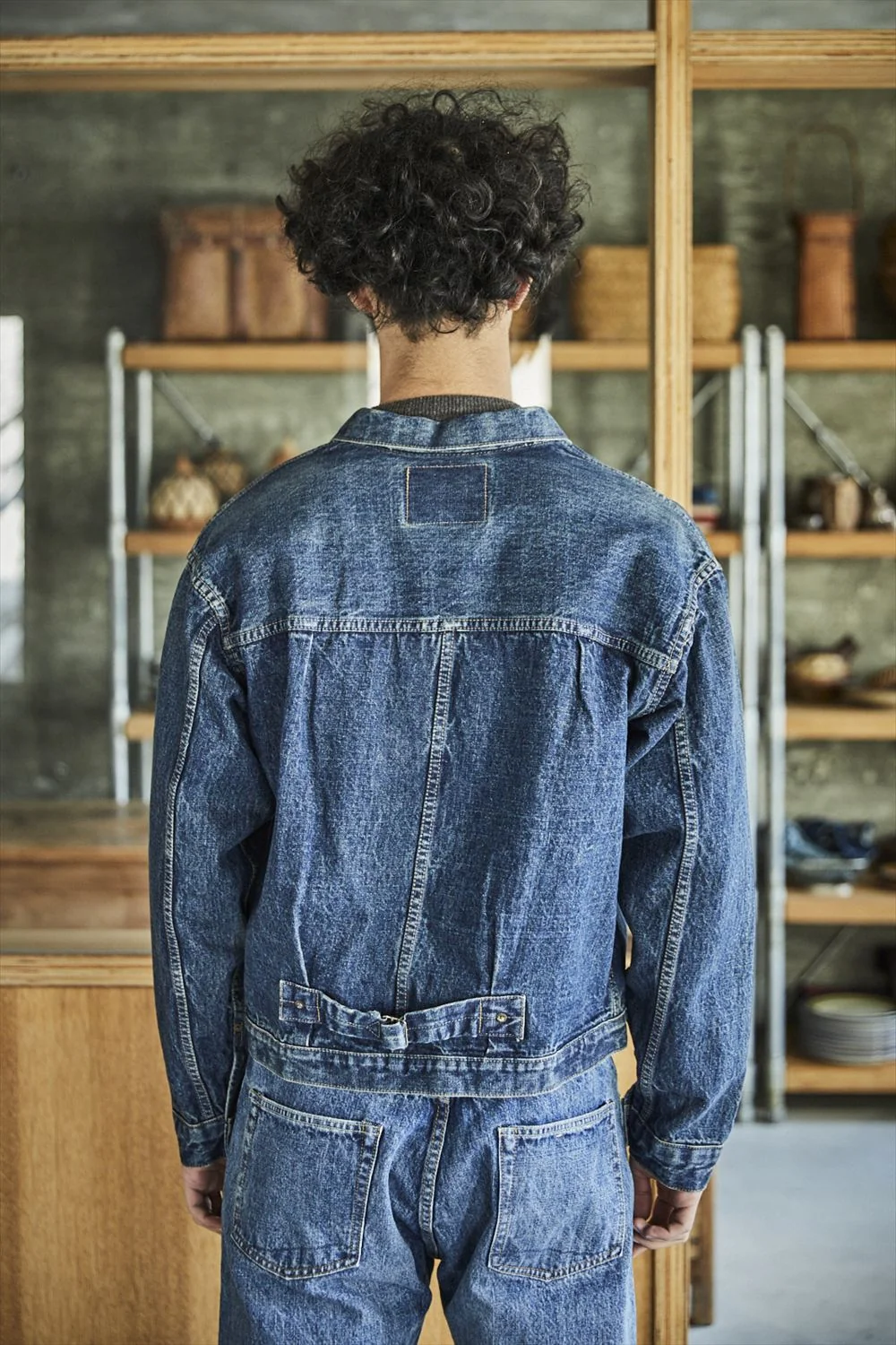 orSlow Type 1 Pleated Front Blouse Used Wash - 2 Year Wash - Image 5