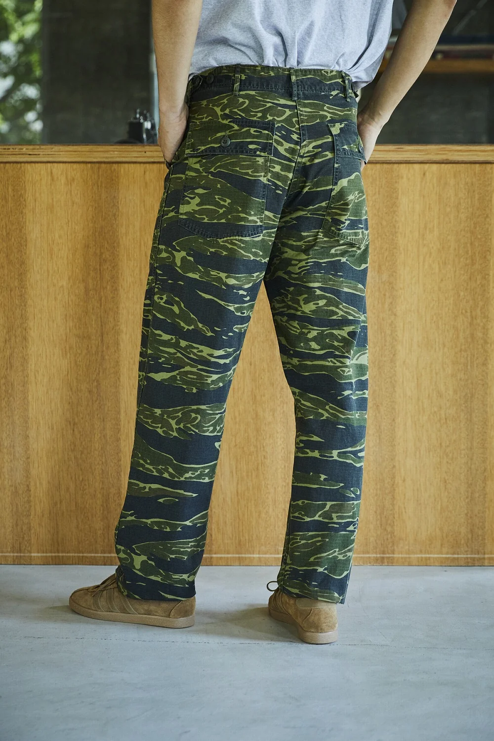 orSlow U.S Army Fatigue Pants (Regular Fit) - TIGER CAMO - Image 6