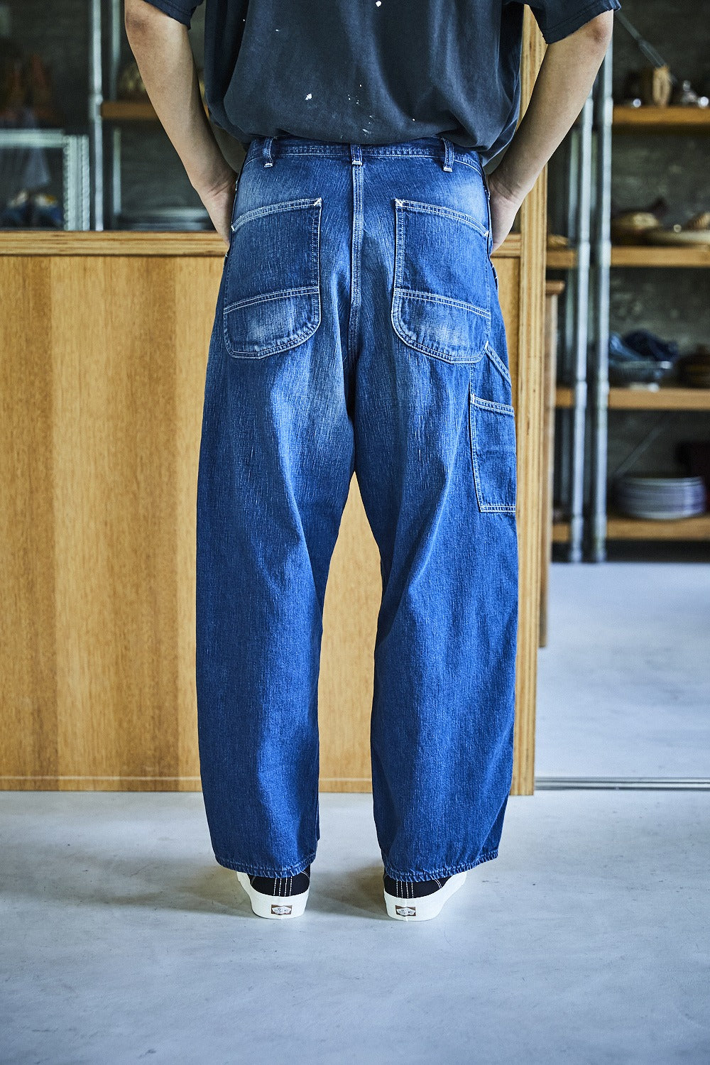 orSlow Wide Fit 30's Painter Pants - Denim Used - Image 5