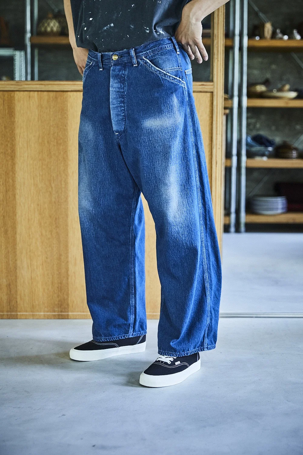 orSlow Wide Fit 30's Painter Pants - Denim Used - Image 7