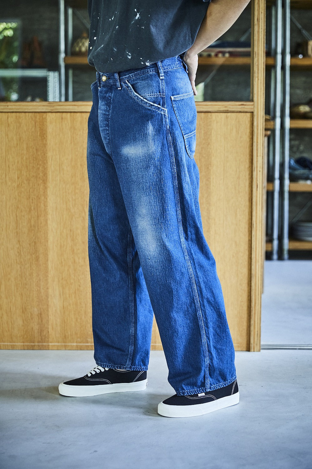 orSlow Wide Fit 30's Painter Pants - Denim Used - Image 8
