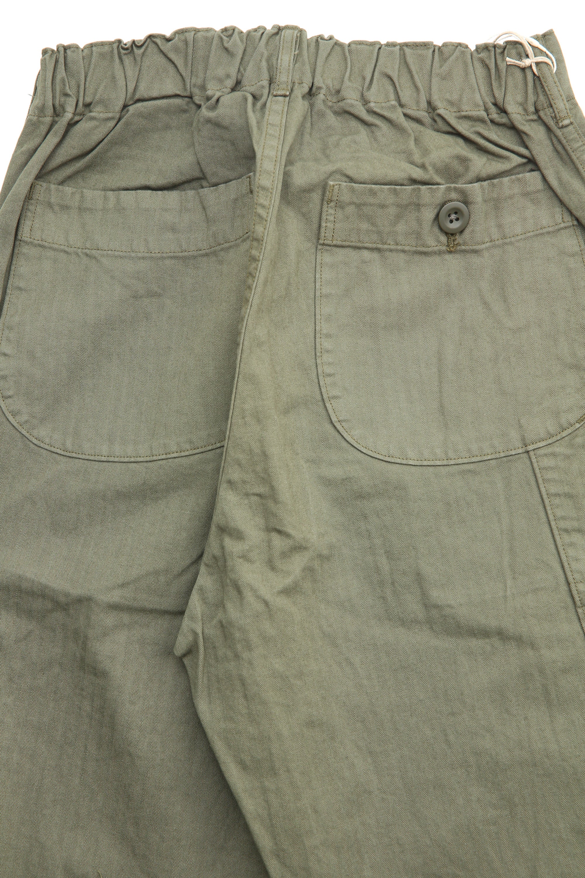 orSlow WIDE FIT FRENCH WORK PANTS (UNISEX) - Army Green - Image 7
