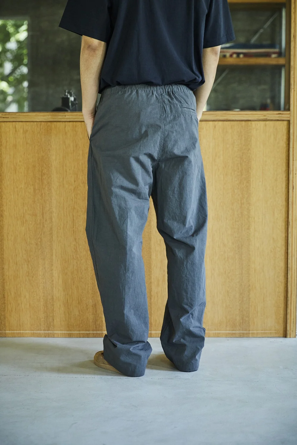 orSlow Wide Fit New Yorker Pants - Charcoal Gray - Image 5