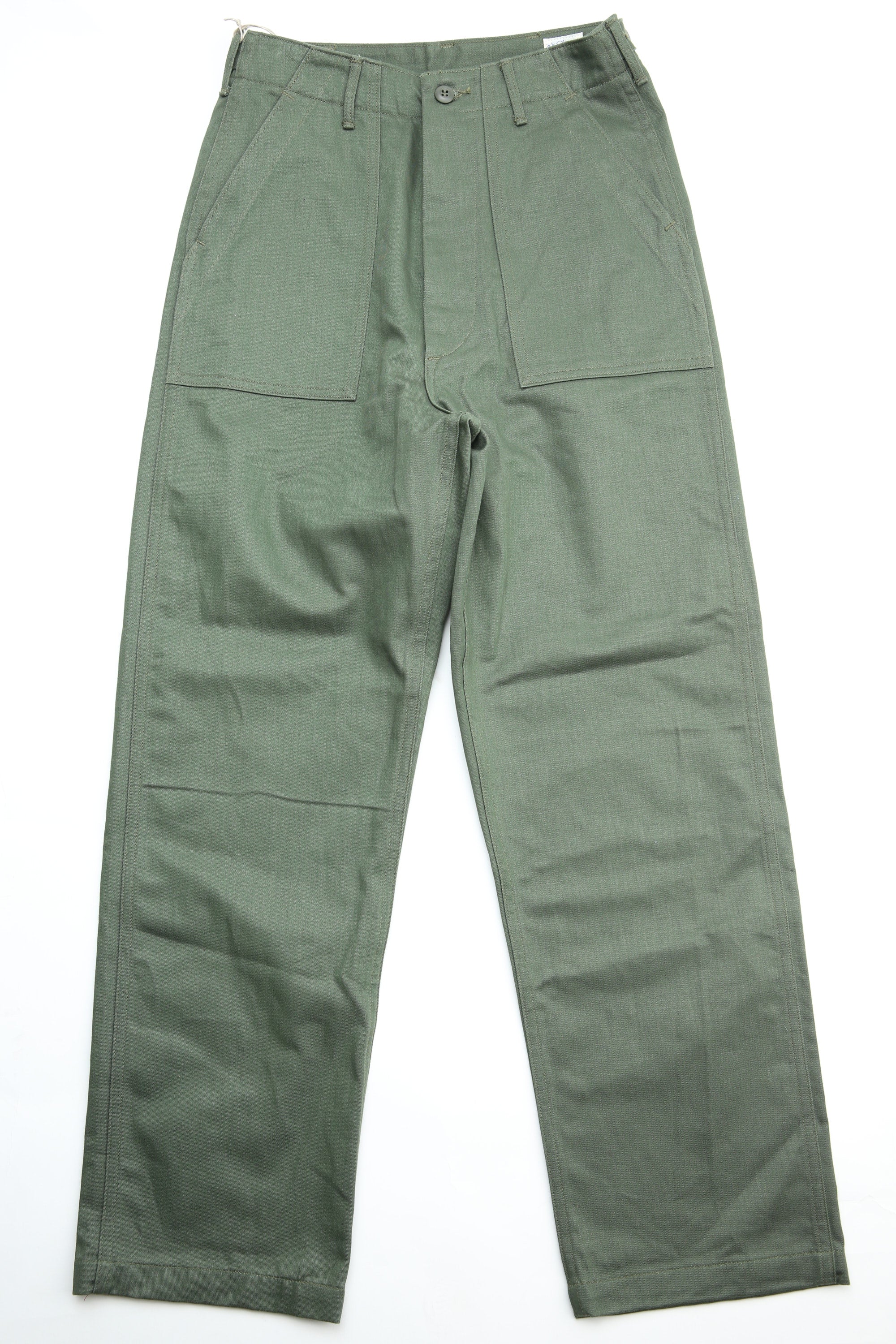 orSlow Women's High Waist Fatigue Pants - Green 16 - Image 8