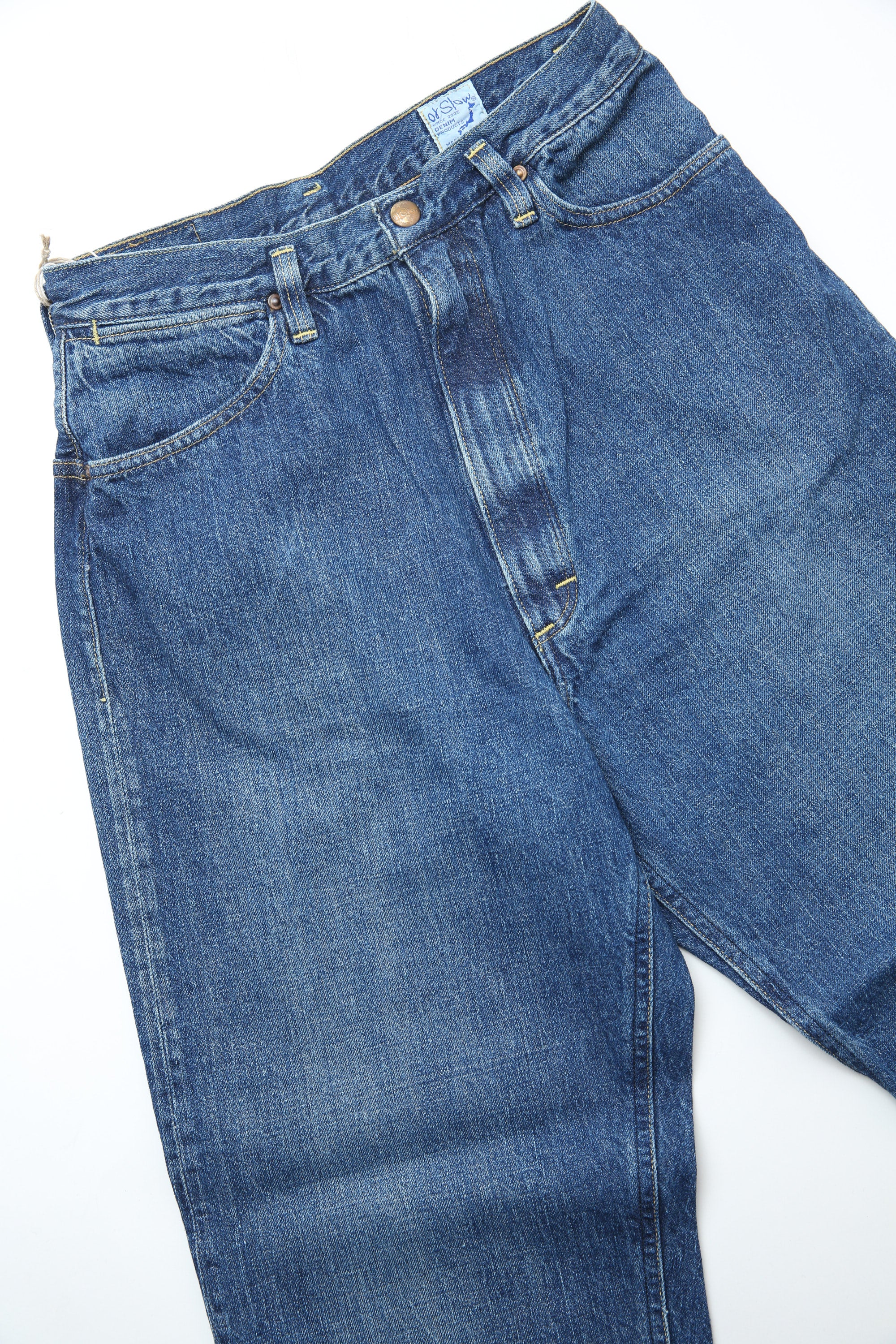 orSlow Women's Standard High Waist Selvedge Denim (Jasmin) - Denim Used 95 - Image 9