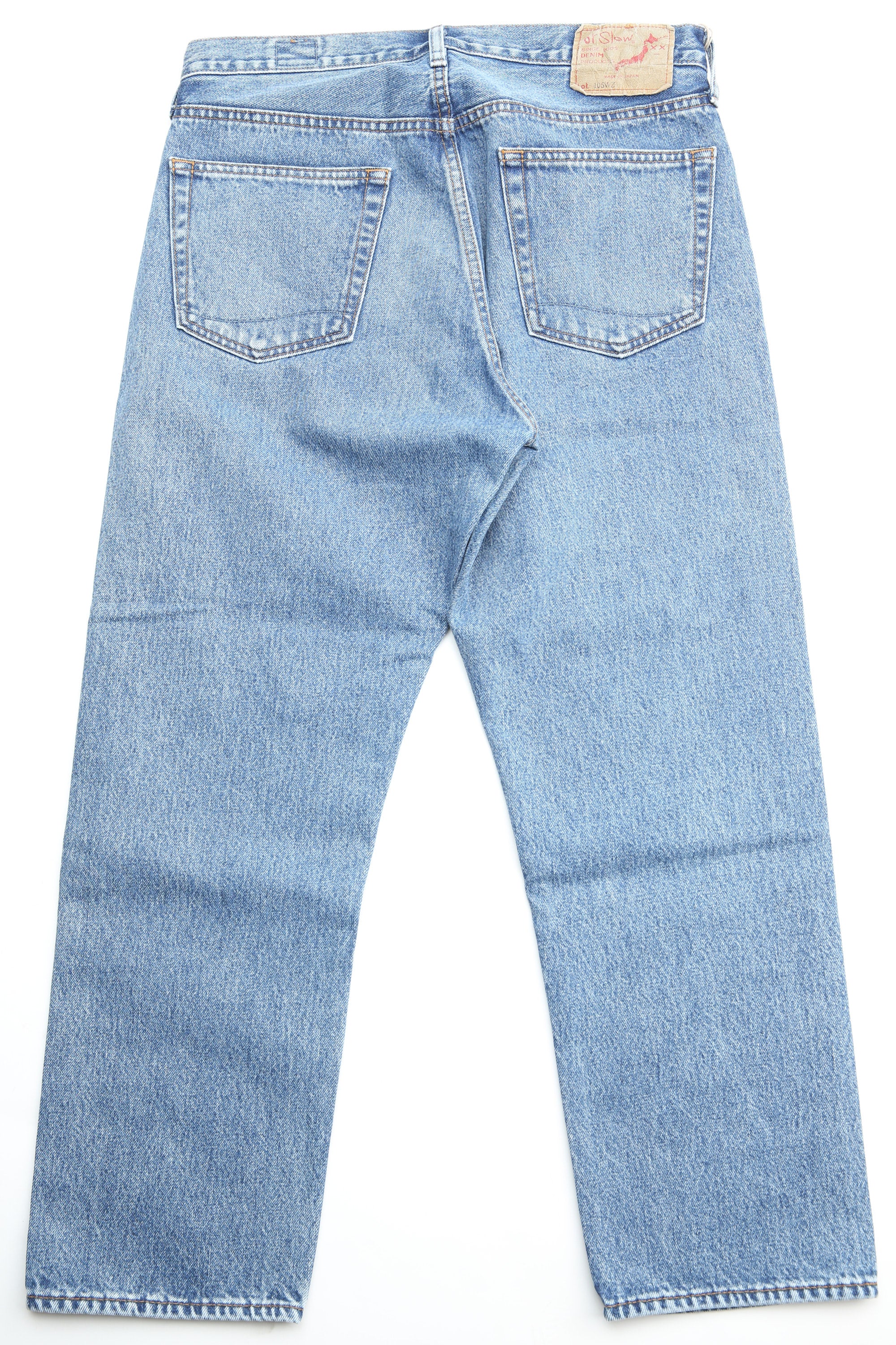 orSlow Women's SHORT LENGTH 105 90'S DENIM MID USED (*ZIPPER FLY) - Image 10