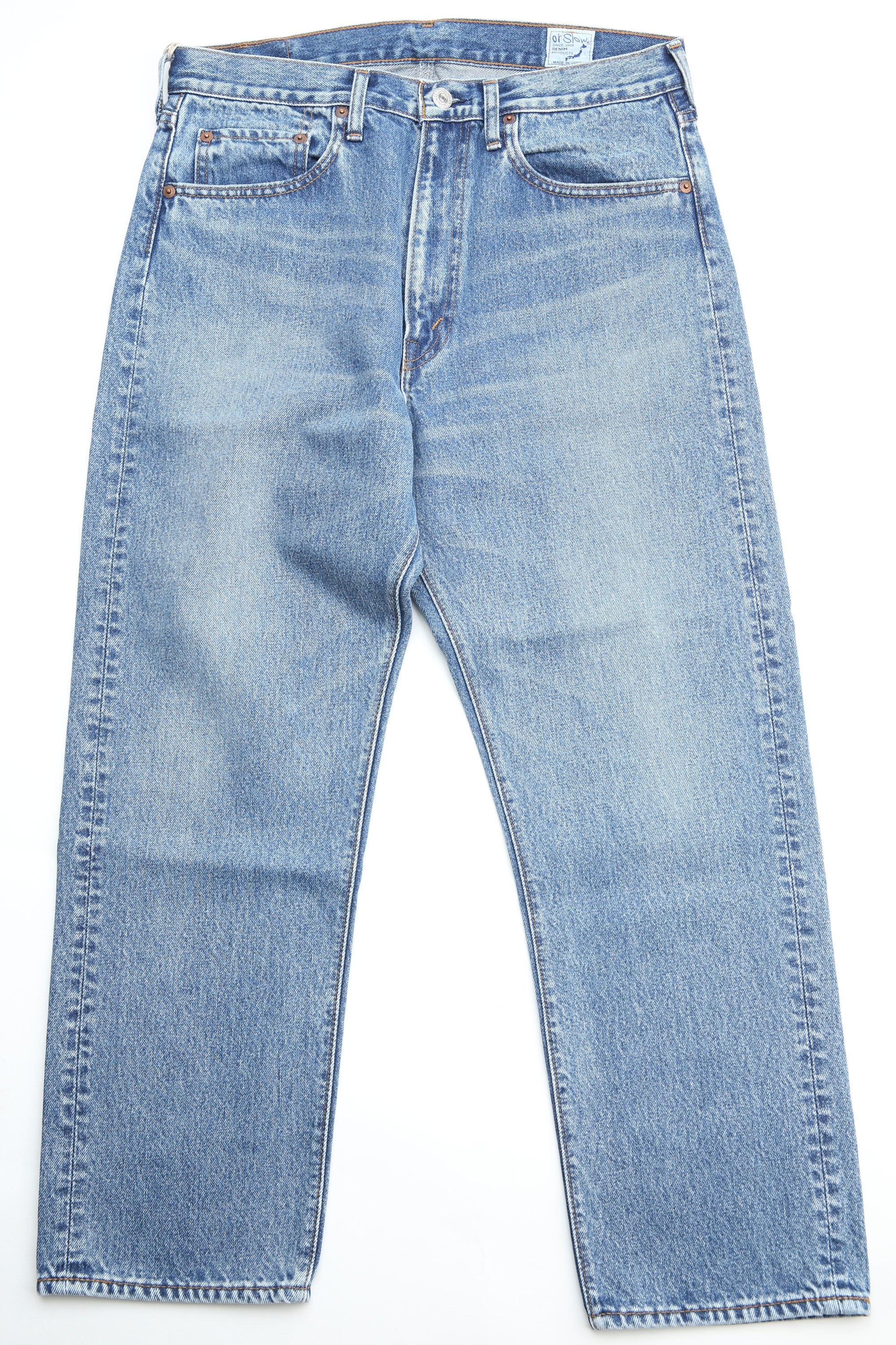 orSlow Women's SHORT LENGTH 105 90'S DENIM MID USED (*ZIPPER FLY) - Image 3