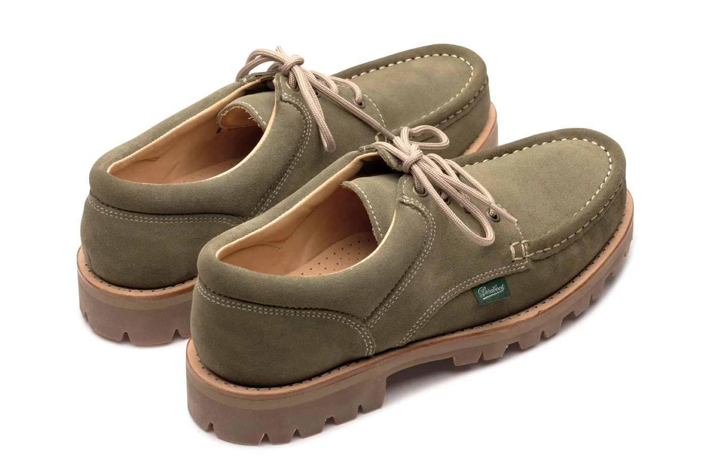 Paraboot Men's Thiers/Jannu - Miel-Velours Kaki - Image 2