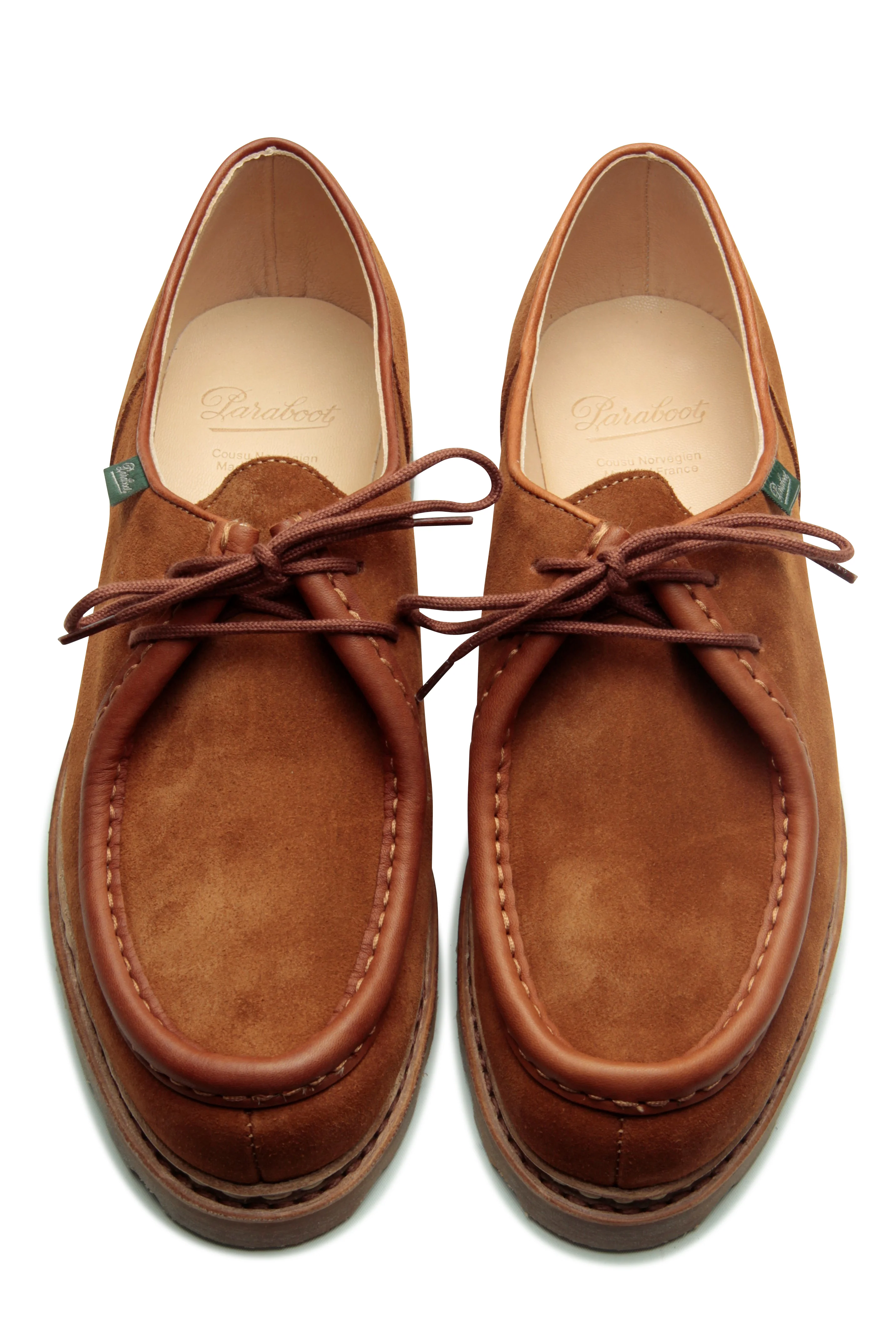 Paraboot Men's Michael / Marche Noix - Velour Whiskey - Image 3