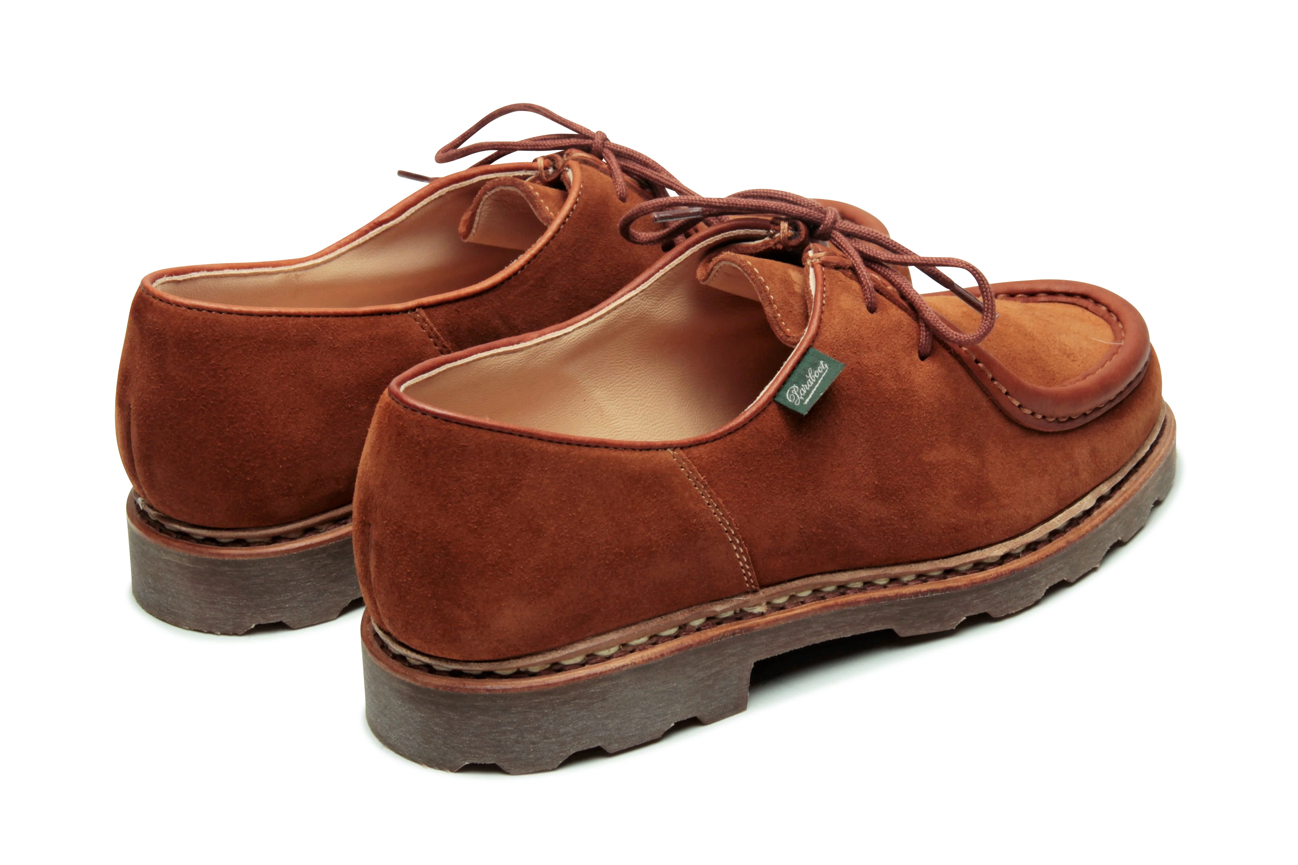 Paraboot Men's Michael / Marche Noix - Velour Whiskey - Image 4