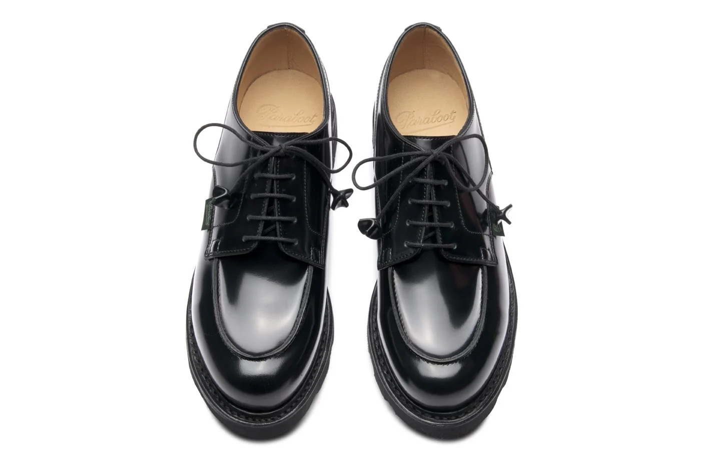 Paraboot Women's Chambord / Griff Noire - Gloss Noir - Image 5
