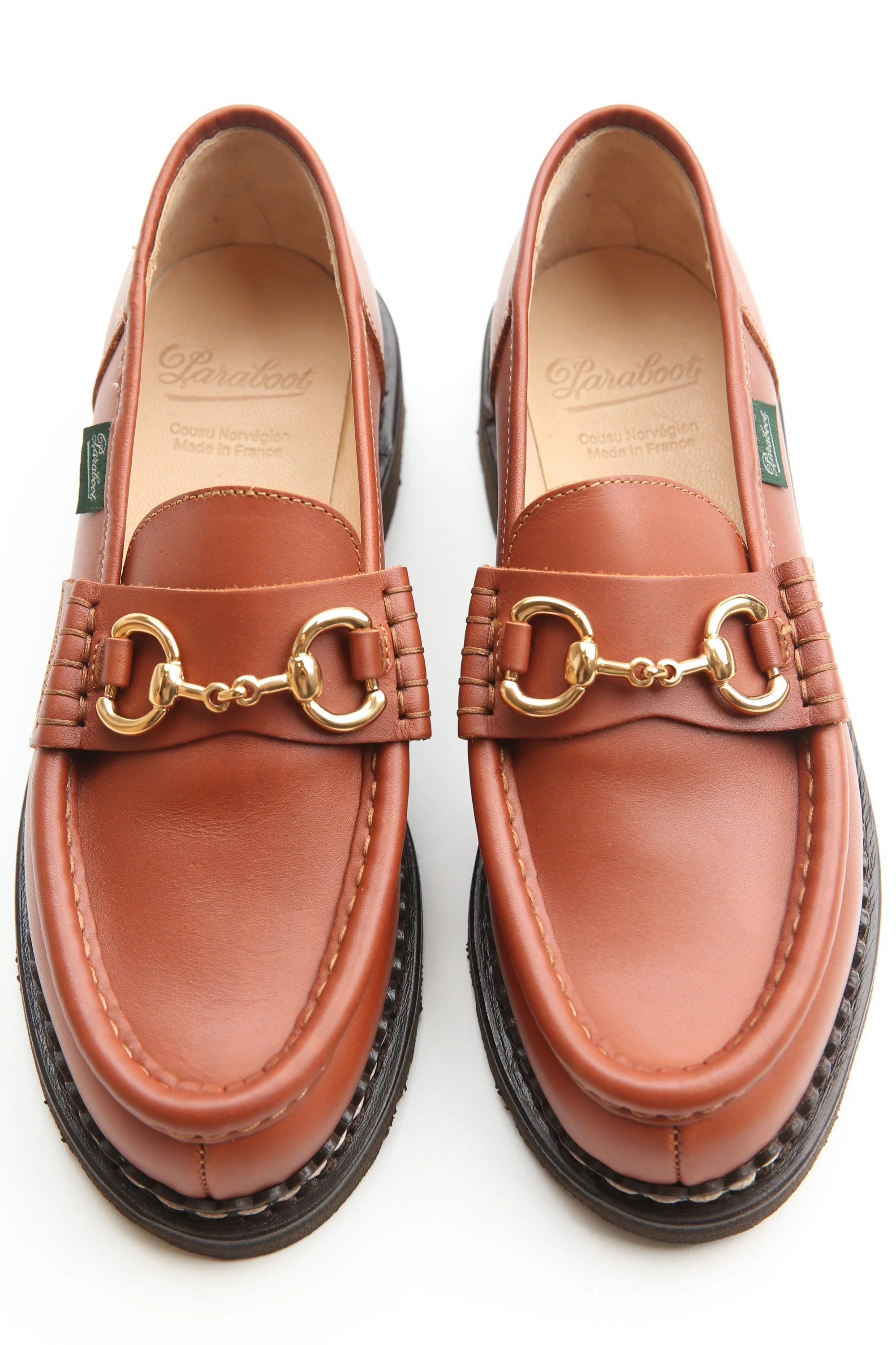 Paraboot Women's Orsayti/Griff II Marron - Lisse Gold - Image 4