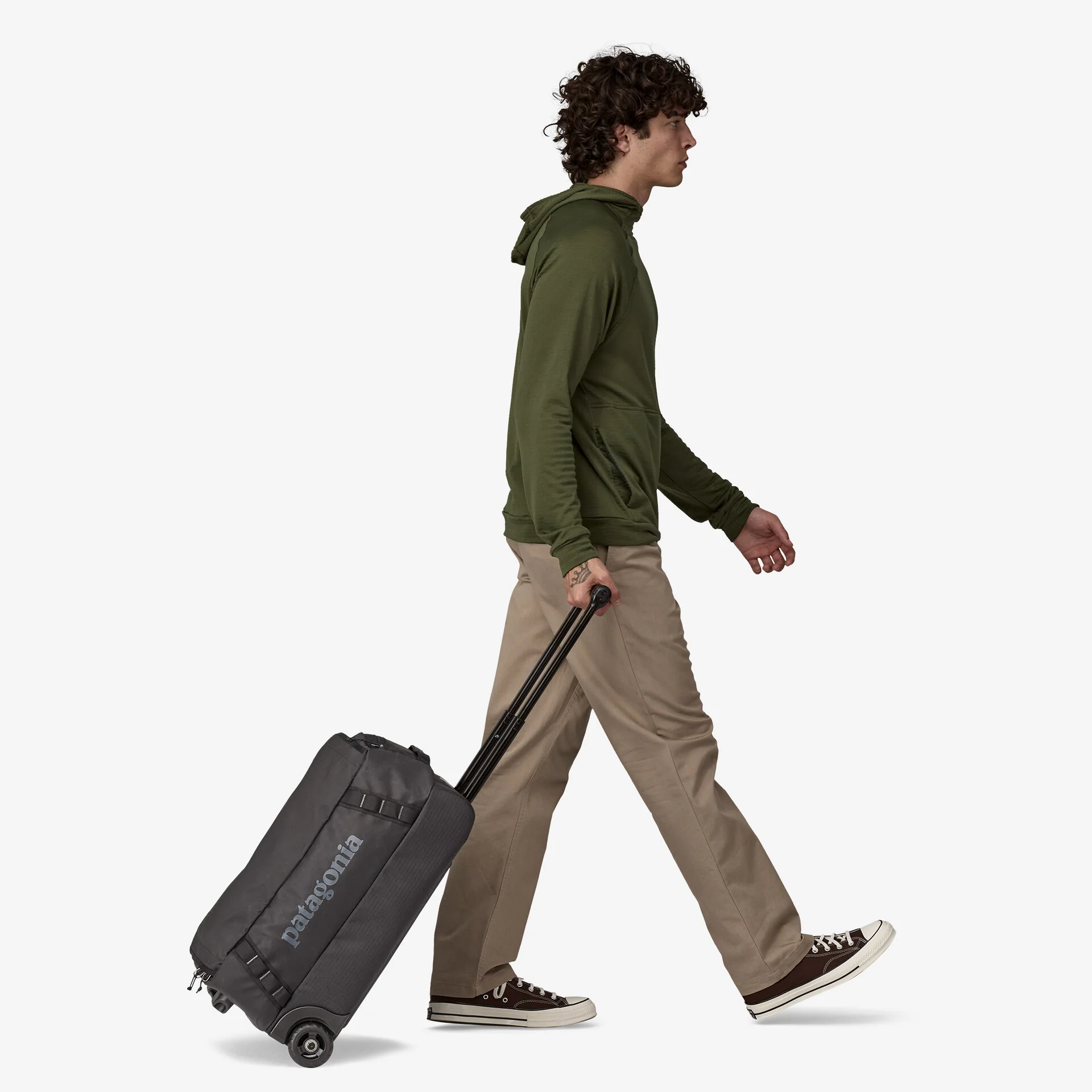 Patagonia Black Hole Wheeled Duffel Bag 40L - Black - Image 4