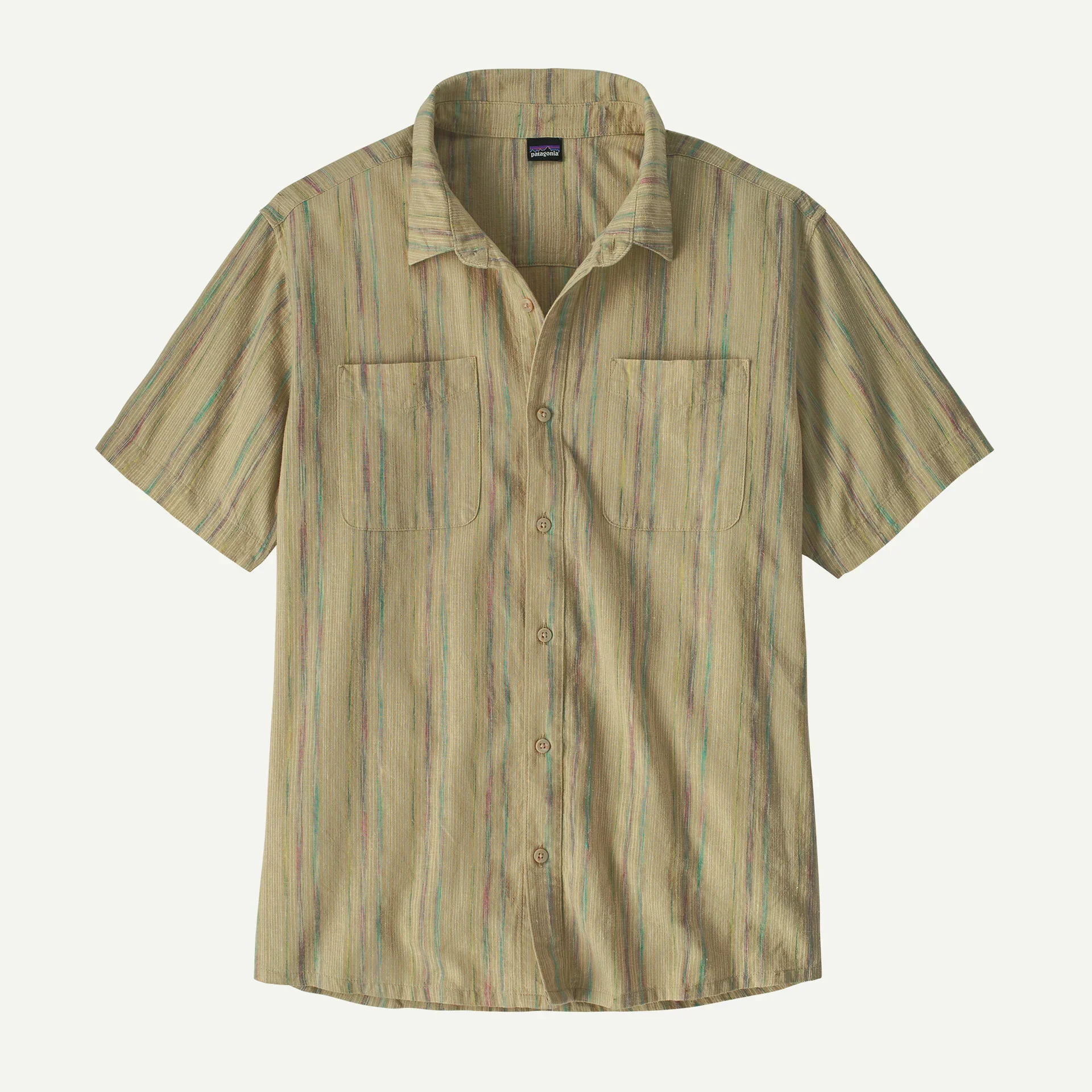 Patagonia Men's Back Step Shirt - Rapids: Weathered Stone