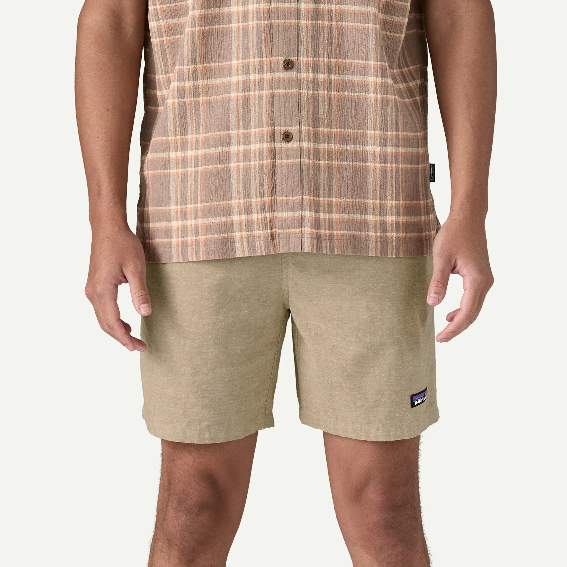 Patagonia Men's Baggies™ Naturals - Chambray: Mojave Khaki - Image 2