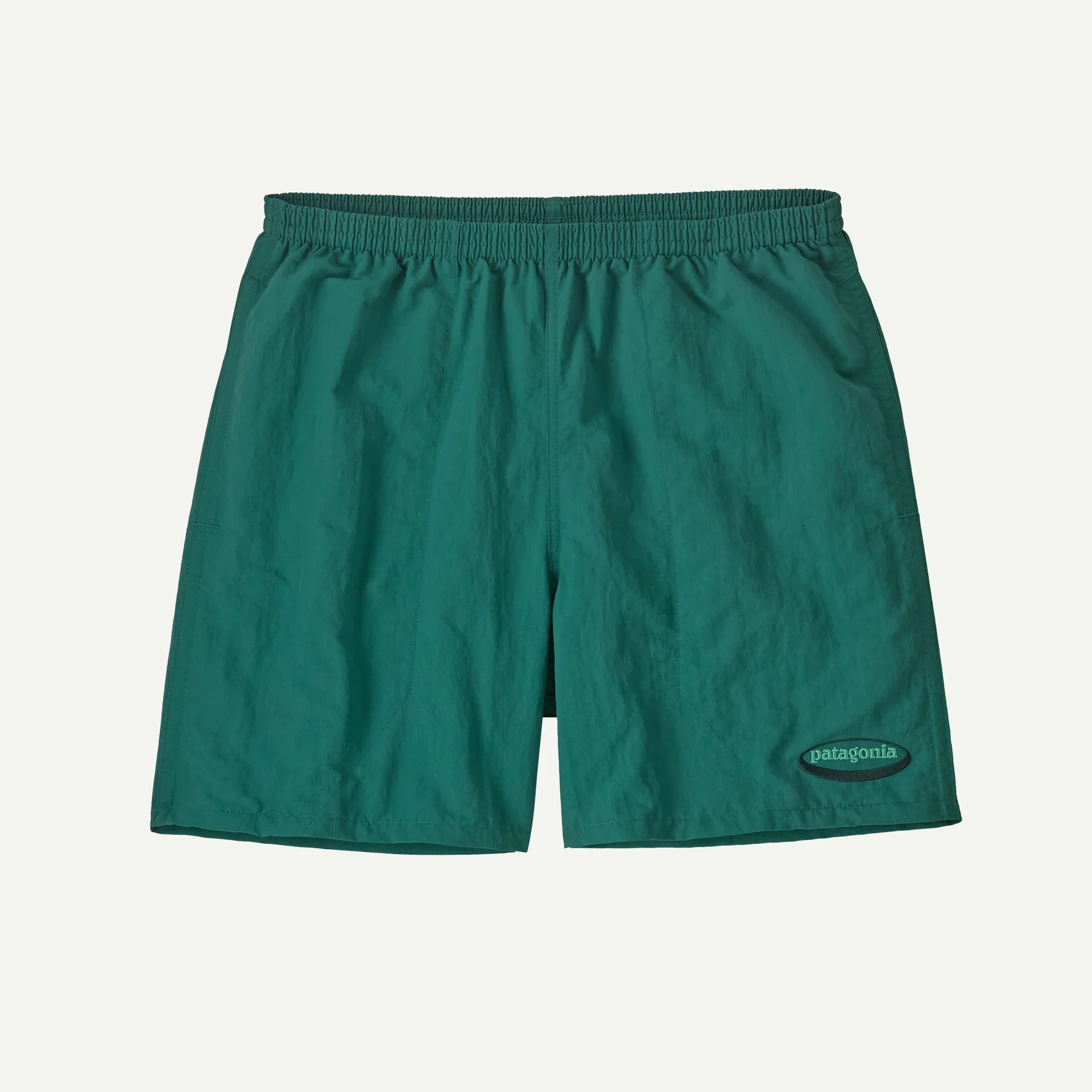Patagonia Men's Baggies™ Shorts 5" - '95 Oval Logo: Gem Green
