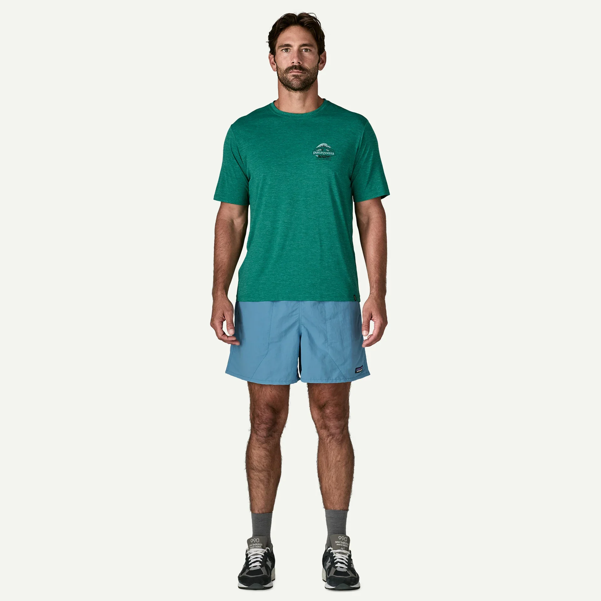 Patagonia Men's Baggies™ Shorts 5" - Shore Blue - Image 4