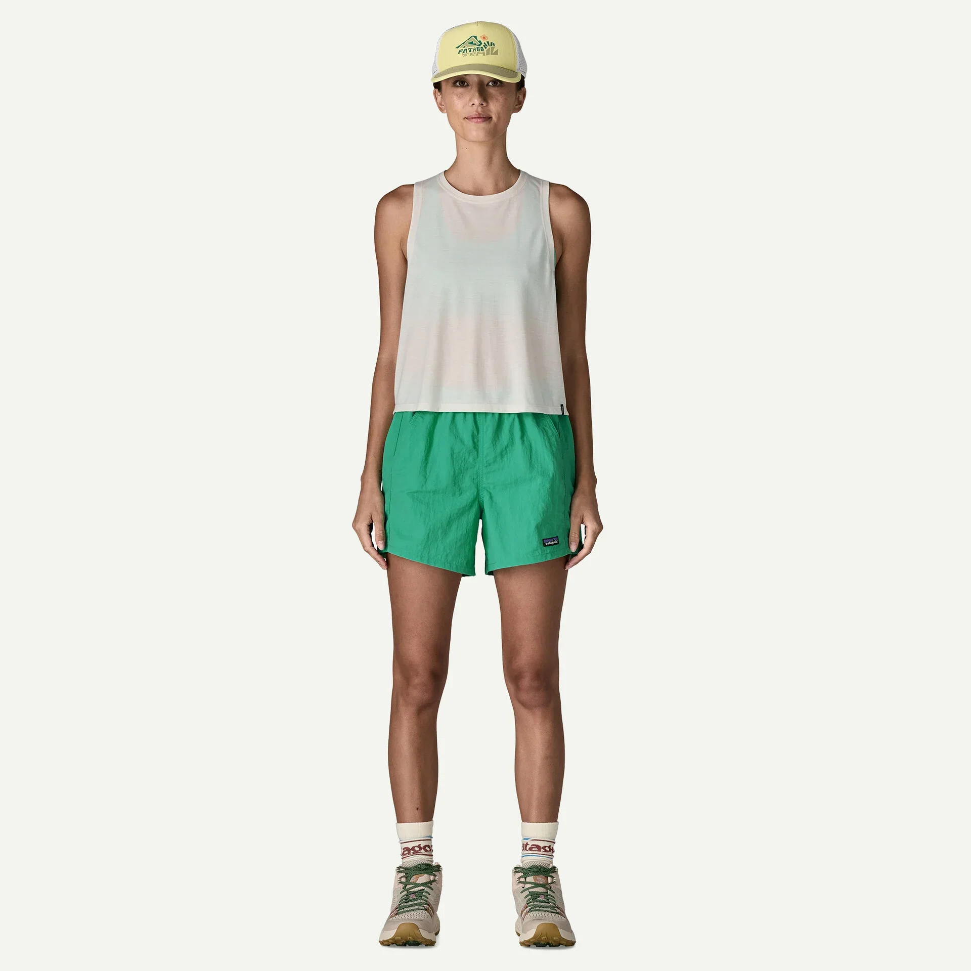 Patagonia Women's Baggies Shorts 5" - Aqua Stone - Image 4