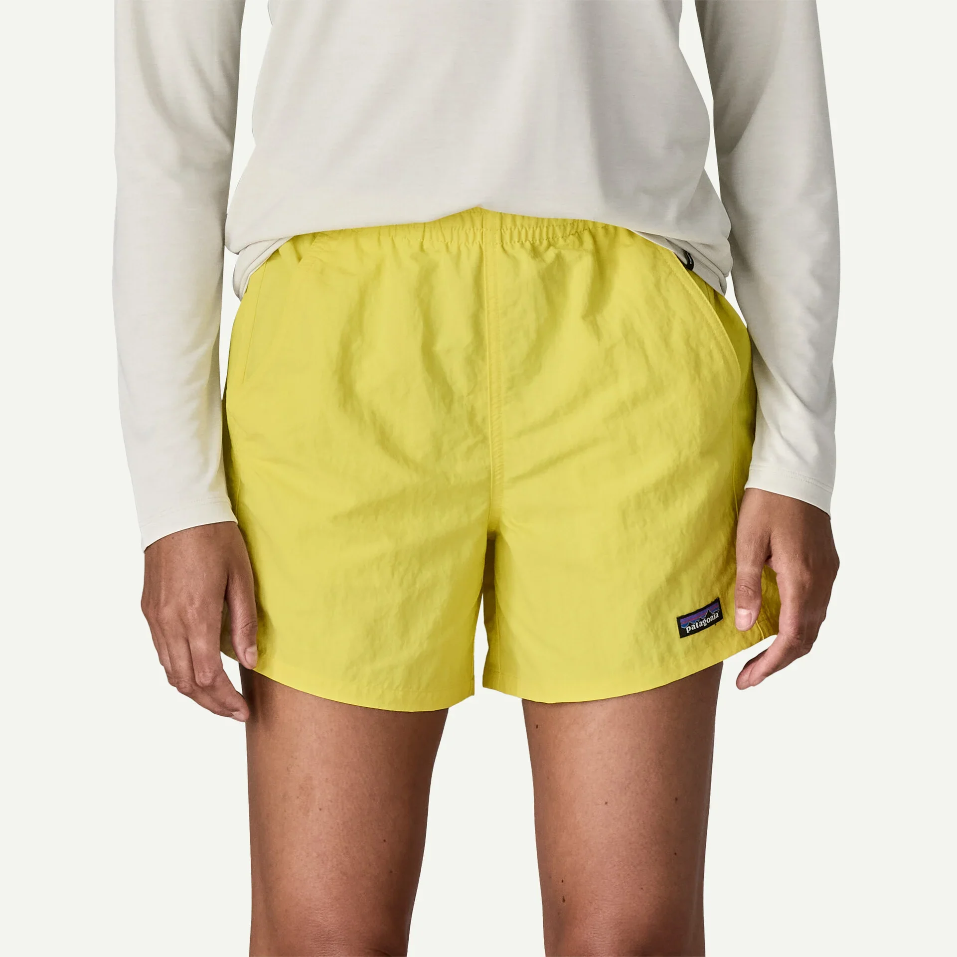Patagonia Women's Baggies Shorts 5" - Lemon Zest - Image 4