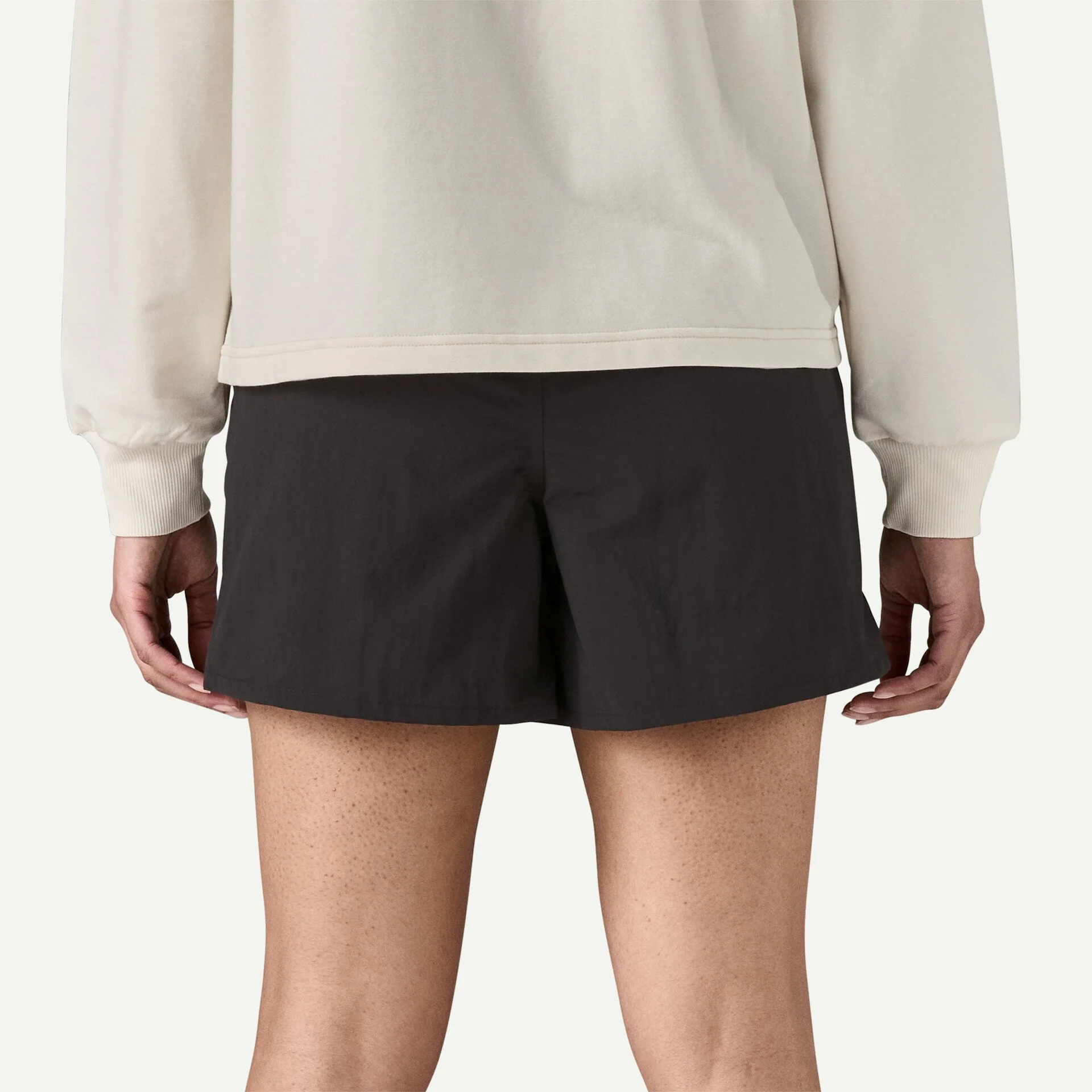 Patagonia Women's Baggies Shorts 5" - Black w/Black - Image 3