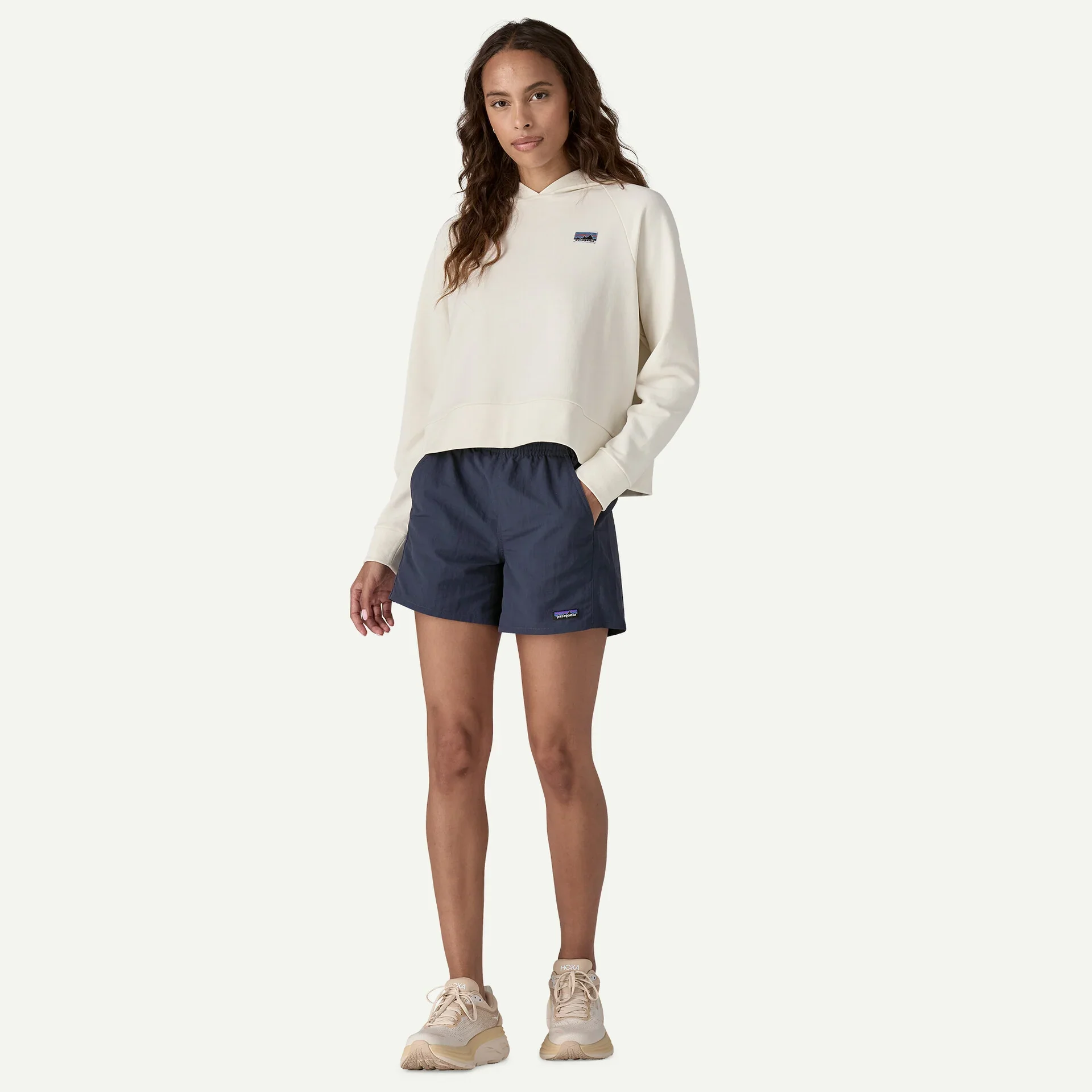 Patagonia Women's Baggies Shorts 5" - Smolder Blue - Image 4