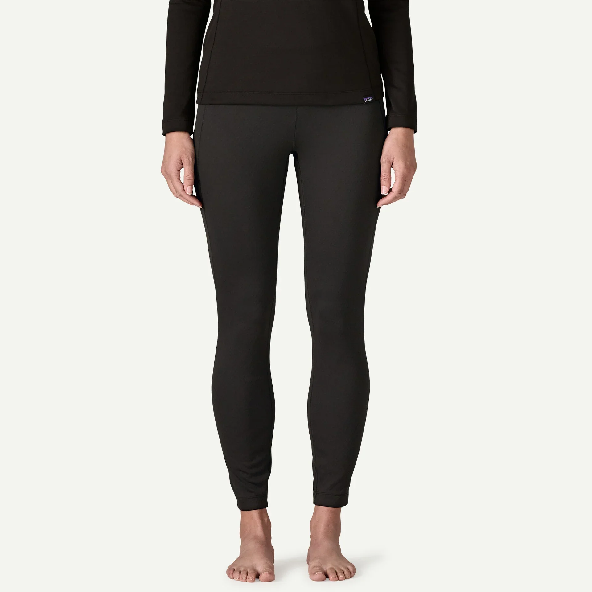 Patagonia Women's Capilene Midweight MW Bottoms - Black - Image 2