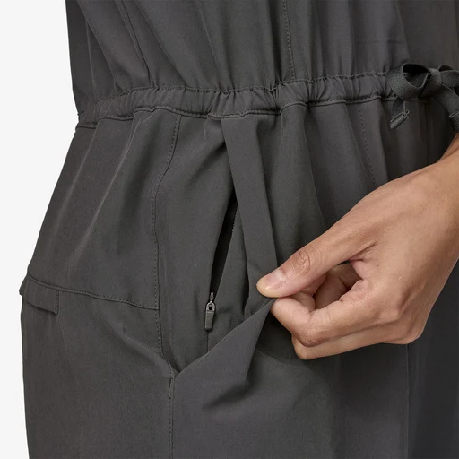 Patagonia Women's Fleetwith Jumpsuit - Ink Black - Image 5