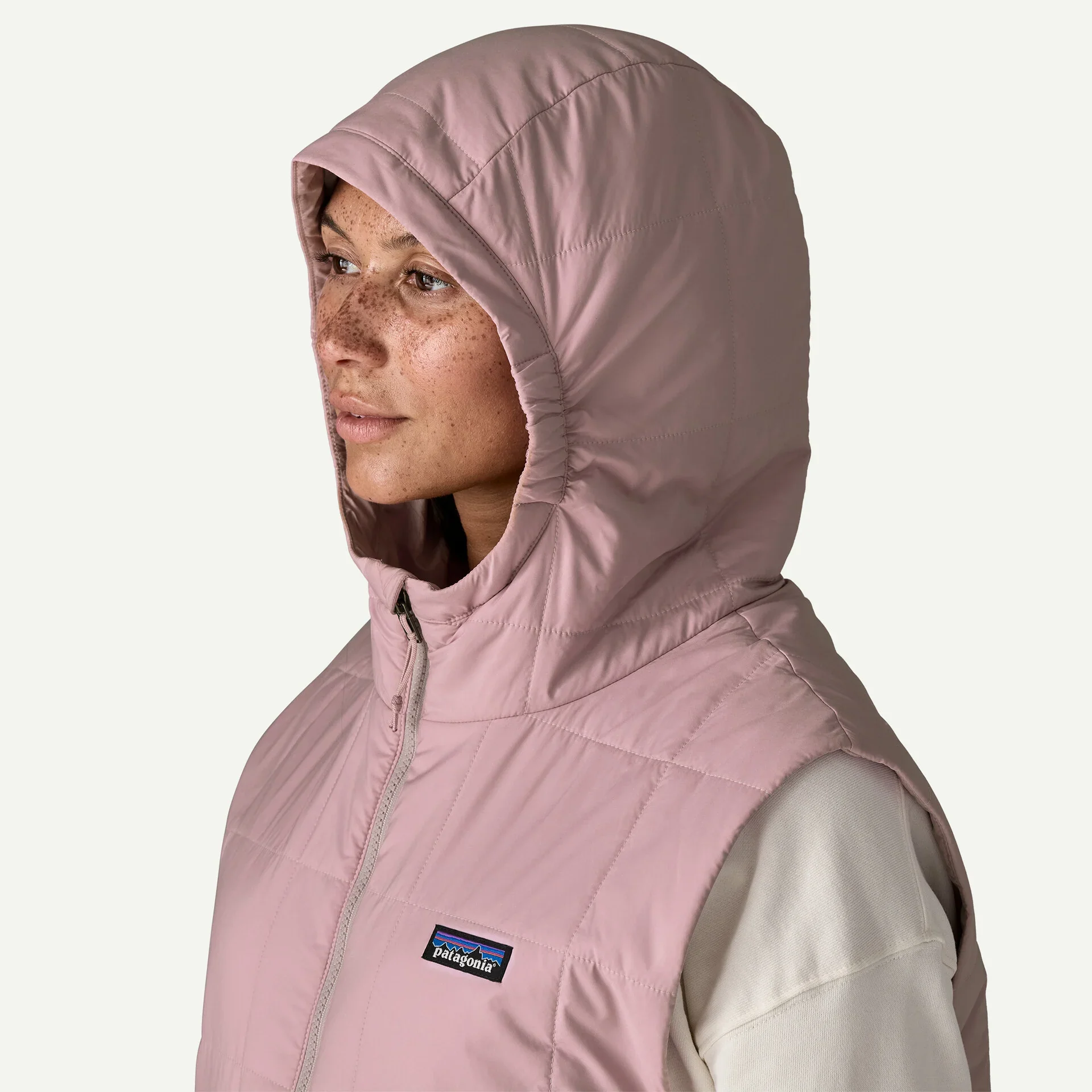 Patagonia Women's Light Gust Hooded Vest - Black - Image 7
