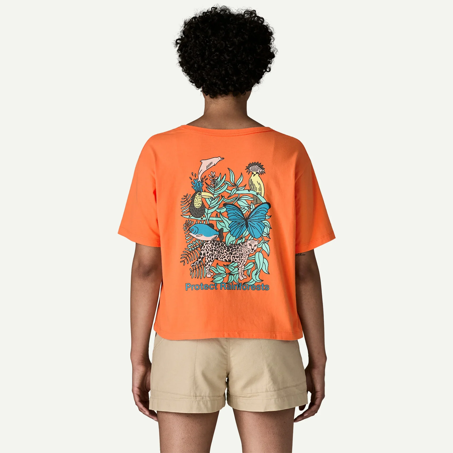 Patagonia Women's Protect Rainforest Easy Cut T-Shirt - Undyed Natural - Image 4