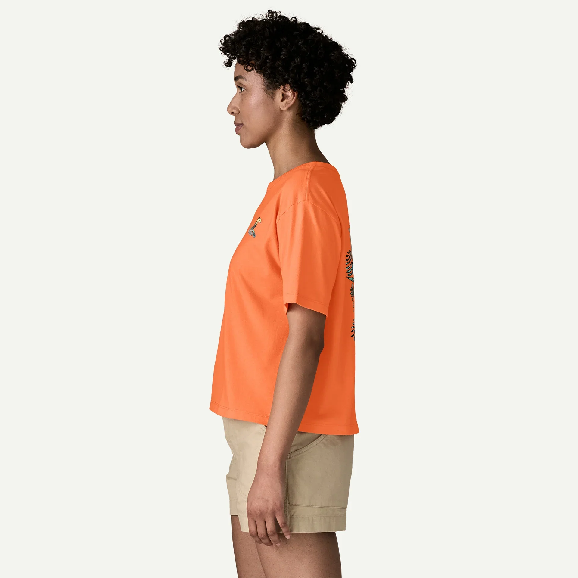 Patagonia Women's Protect Rainforest Easy Cut T-Shirt - Undyed Natural - Image 6