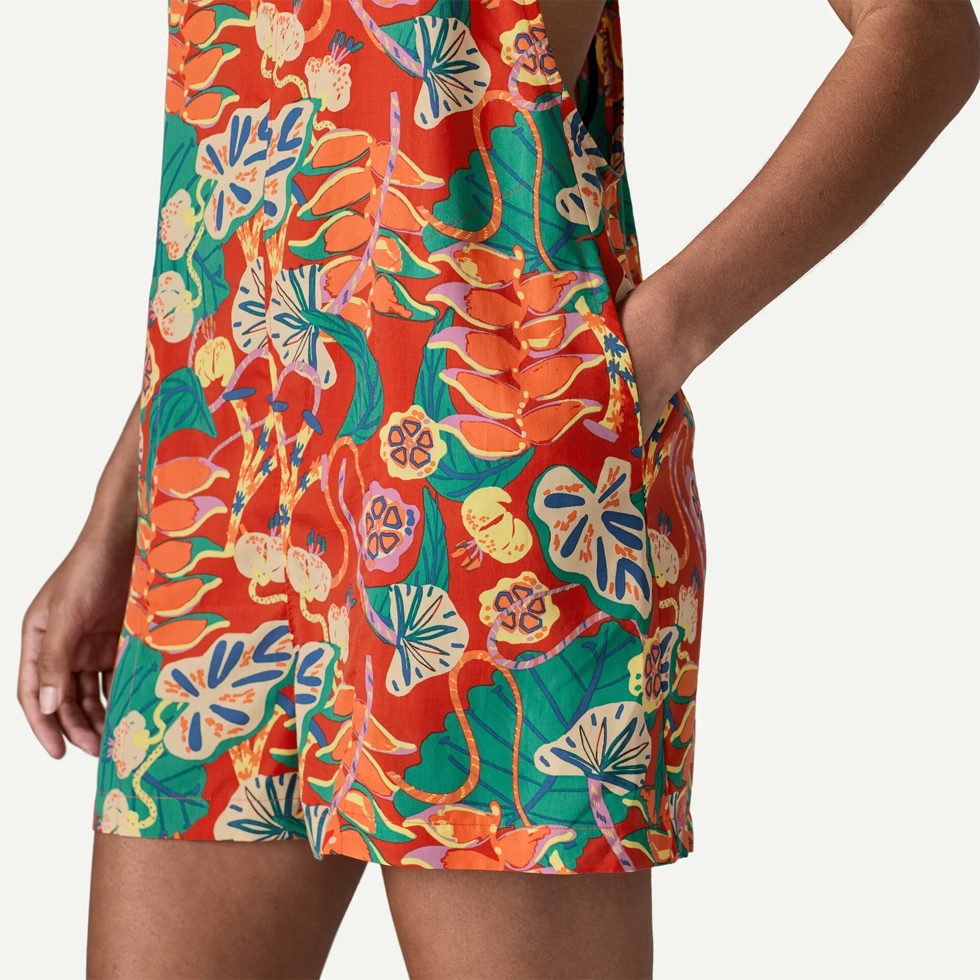 Patagonia Women's Tidal Threads Romper - Tropiclimb: New Navy - Image 6