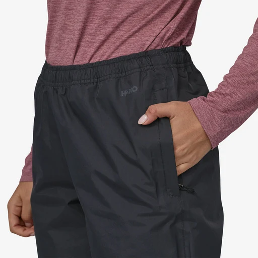Patagonia Women's Torrentshell 3L Pants - Regular - Black - Image 6