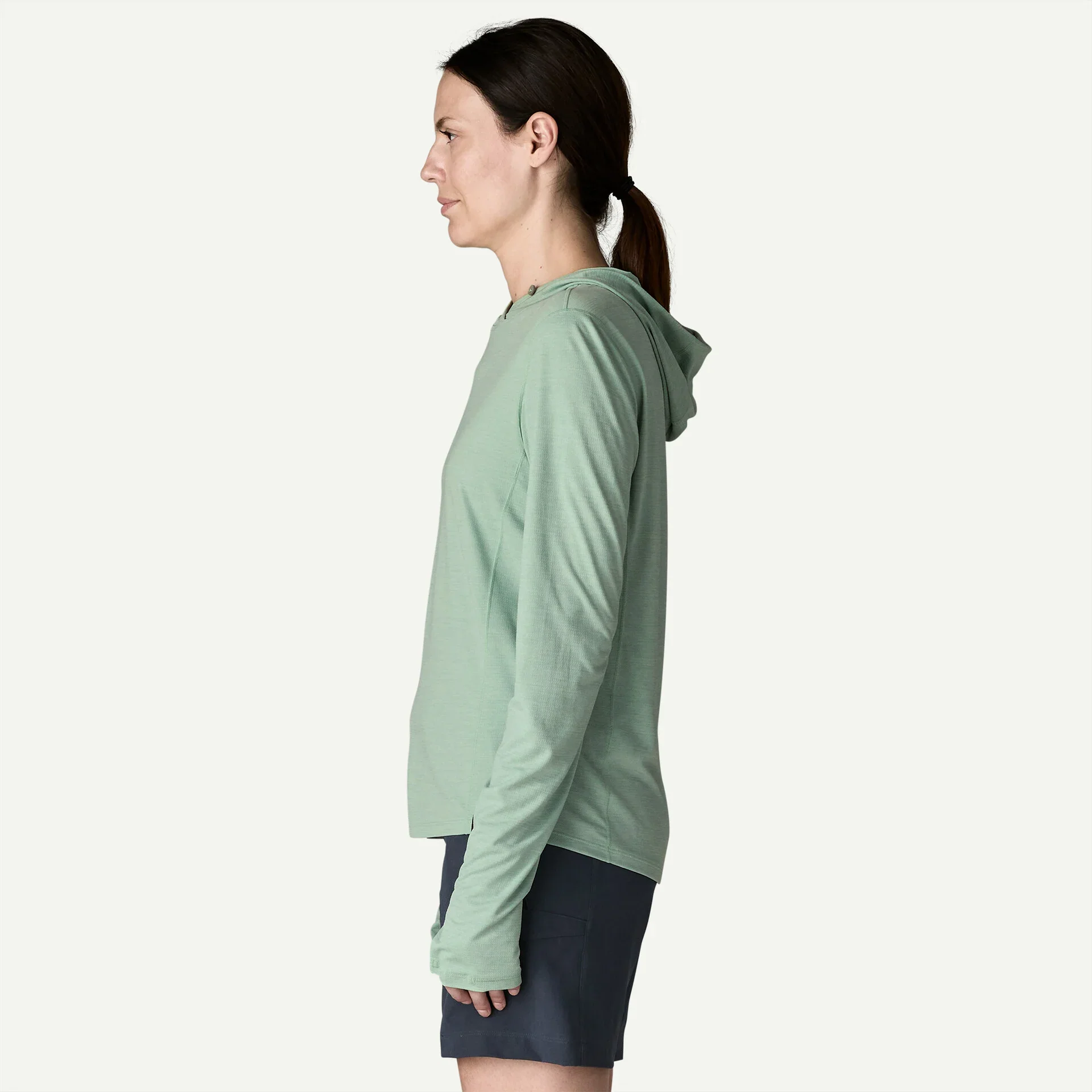 Patagonia Women's Capilene Cool Sun Hoody - Thermal Blue/Thin Ice X-Dye - Image 5