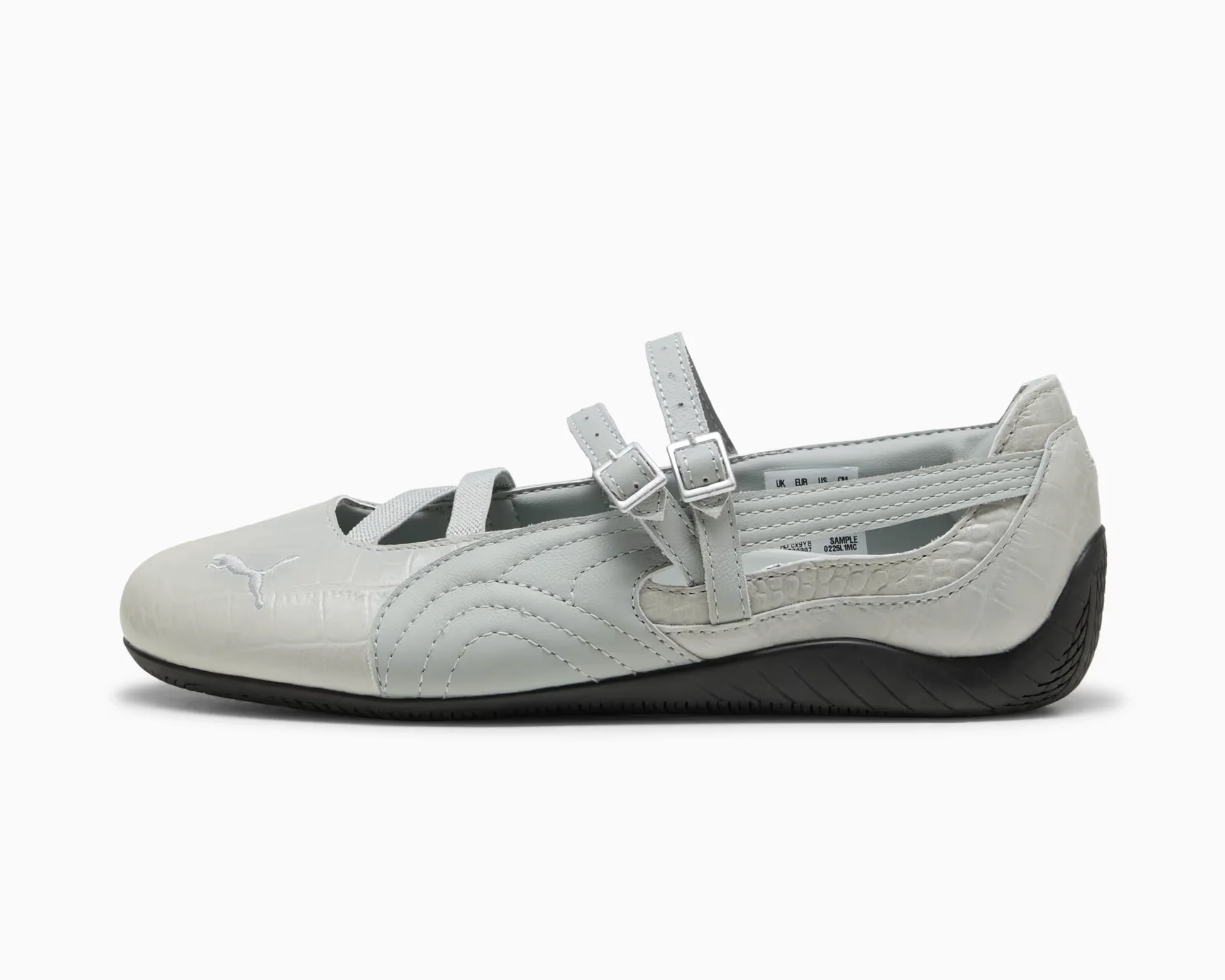 Puma - Speedcat Ballet Flats (White/Vapor Gray) - Image 8