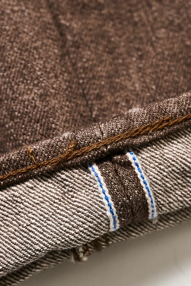 Pure Blue Japan (BR-14oz-005) - Brown Slim Straight Washed - Image 3