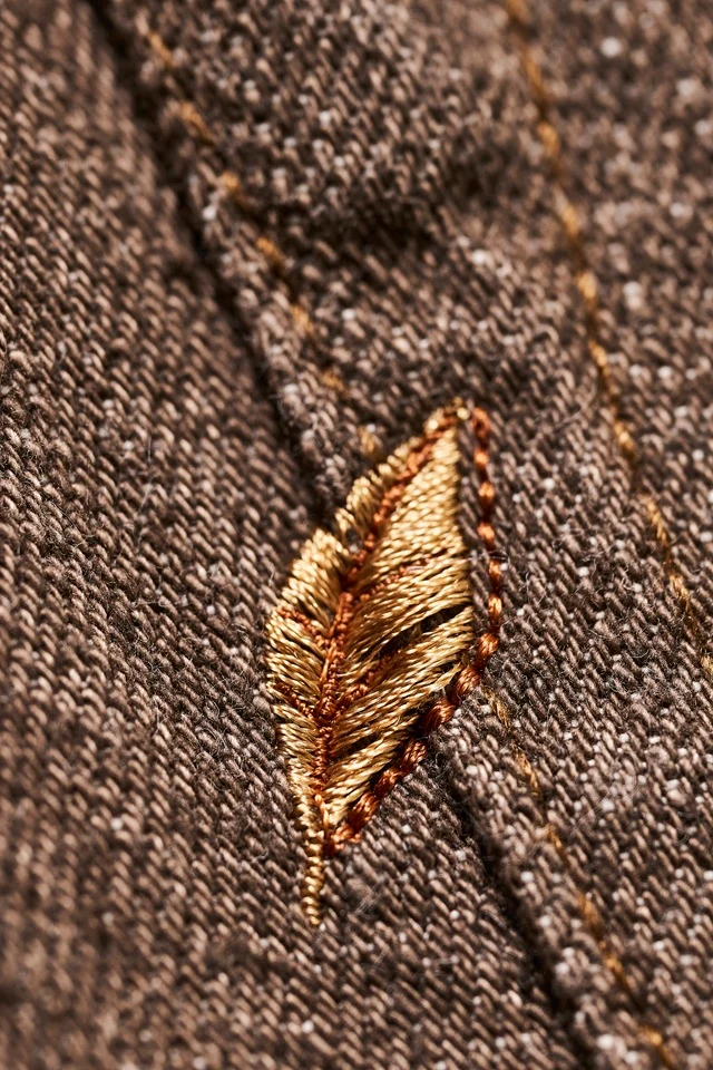 Pure Blue Japan (BR-14oz-005) - Brown Slim Straight Washed - Image 7