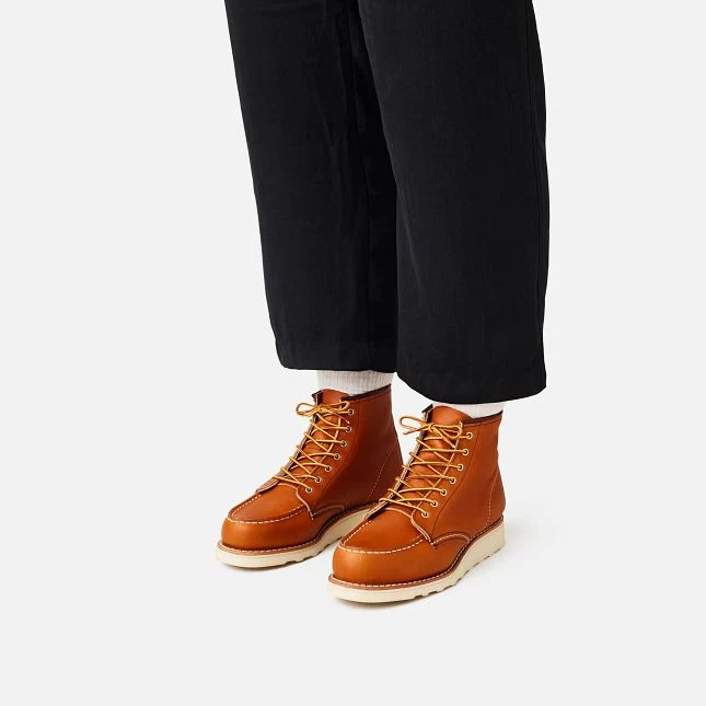 Red Wing Heritage Women’s #3375 Moc Boot - Oro Legacy - Image 8
