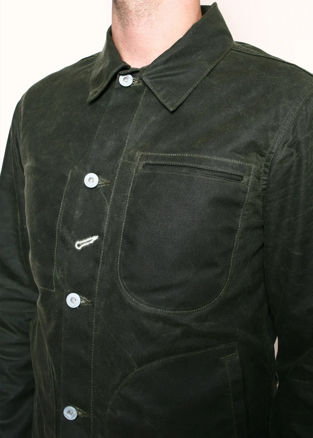 Rogue Territory | Ridgeline Supply Jacket | Waxed Olive - Image 3