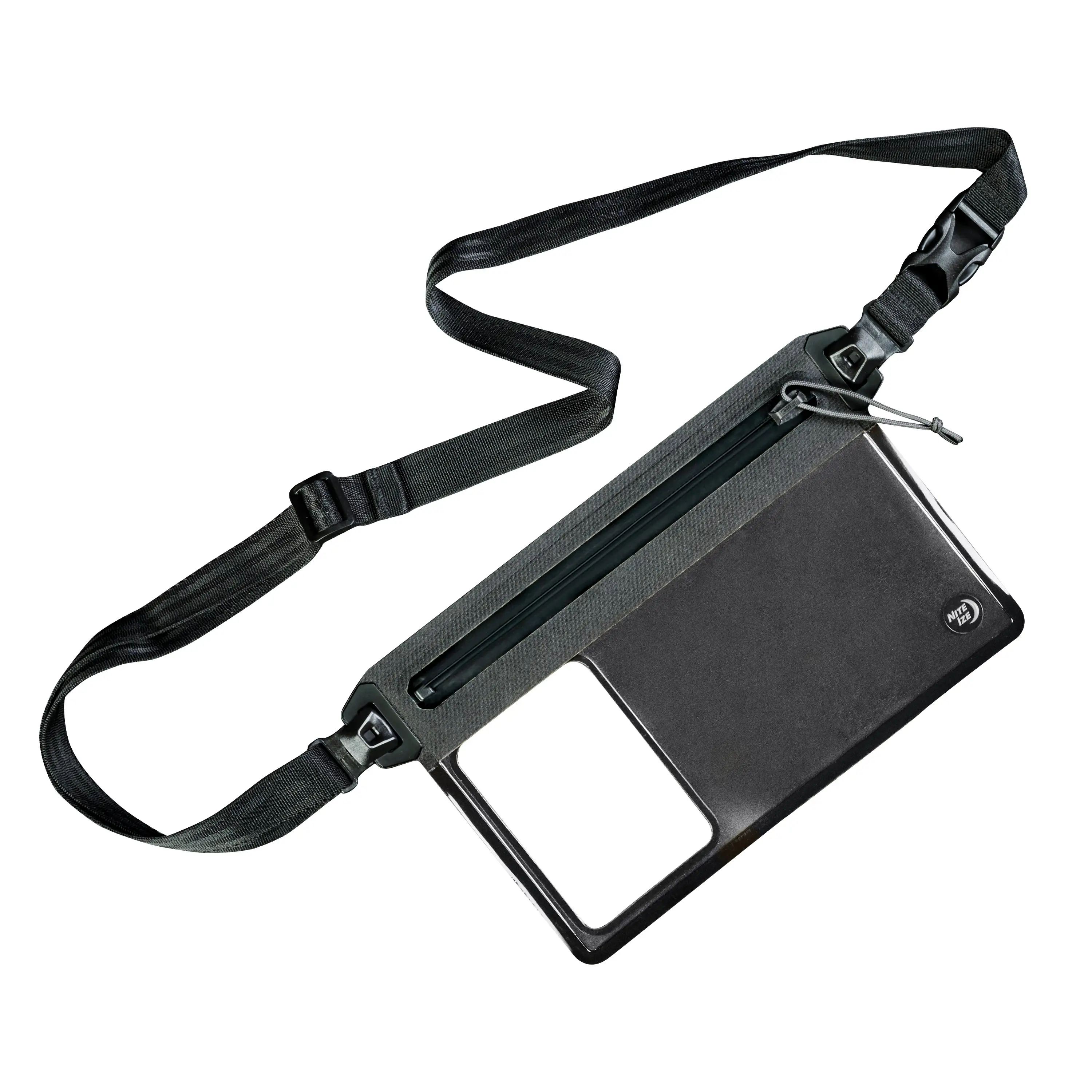 Nite Ize RunOff Waterproof Phone Belt Pouch - Charcoal - Image 2