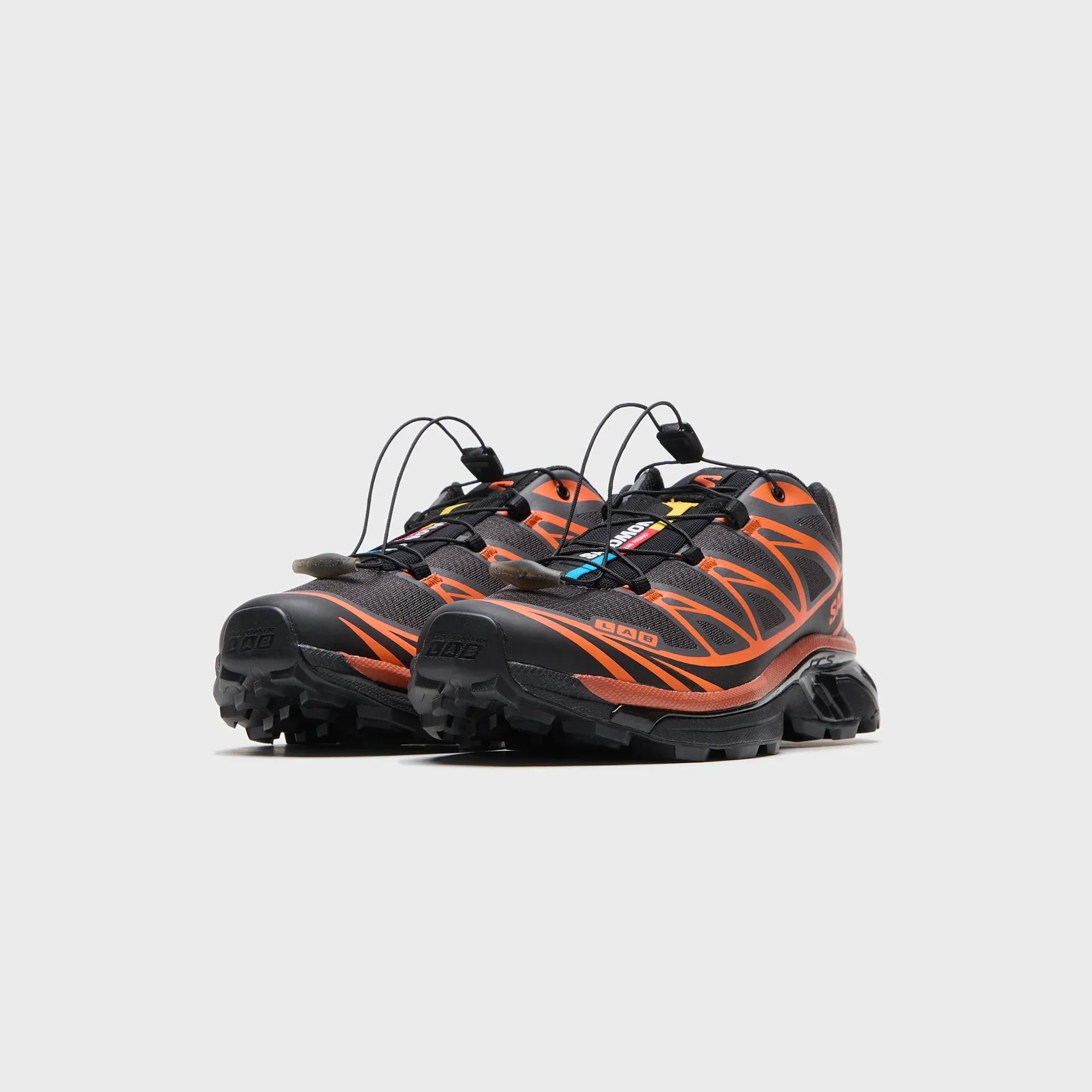 Salomon XT-6 - Asphalt / Black / Red Orange - Image 2