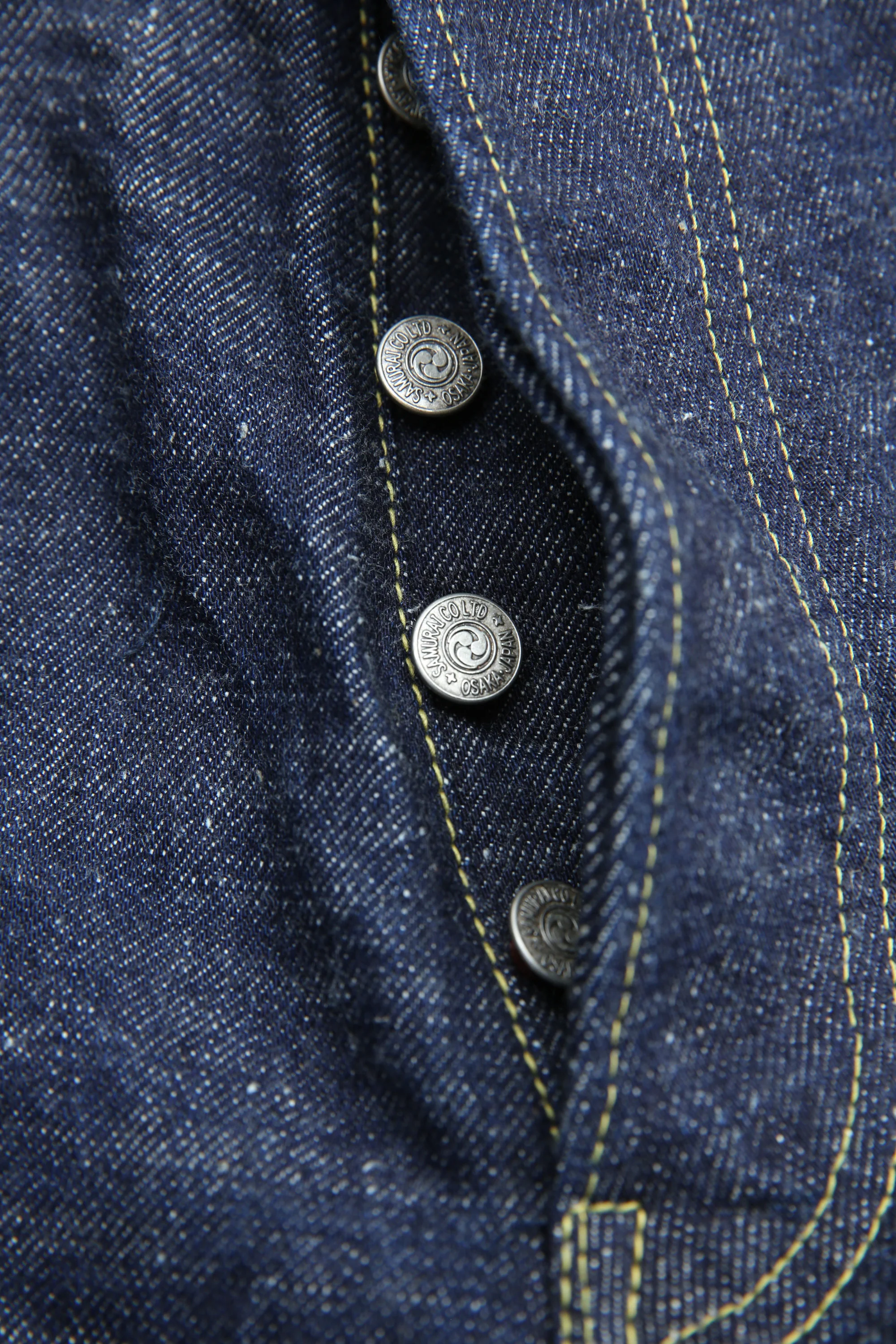 Samurai Jeans [S2000HX II] 15.8oz Samurai Cotton GL3 Selvedge Denim RELAX STRAIGHT - Indigo - Image 7