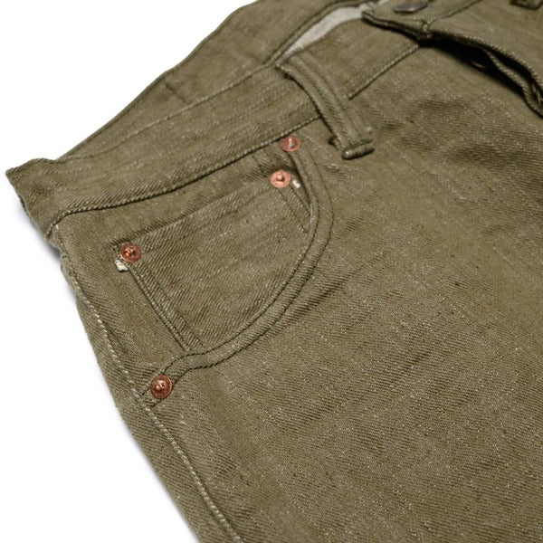 SAMURAI JEANS [S0150GNX] - "Uguisu" 17oz Selvedge Denim (Regular Straight Fit) - Image 9