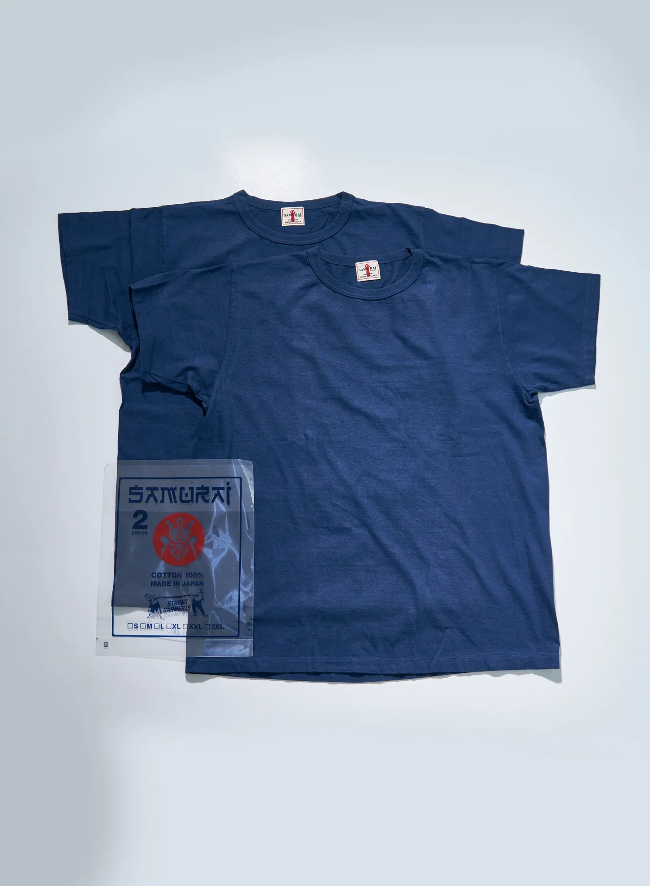 SAMURAI JEANS - Crew Neck 2-Pack T-Shirt Plain - Charcoal Gray - Image 6