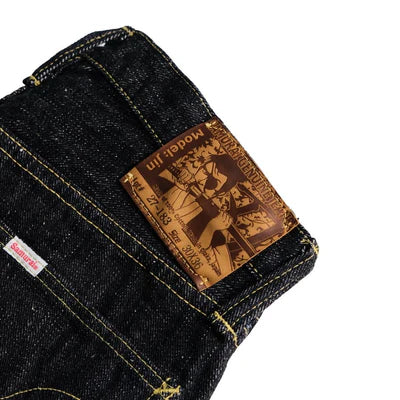 Samurai Jeans [S140VXJ] - "Jin" 17oz. Left-Hand Twill Selvedge Jeans (Relax Tapered) - Image 3