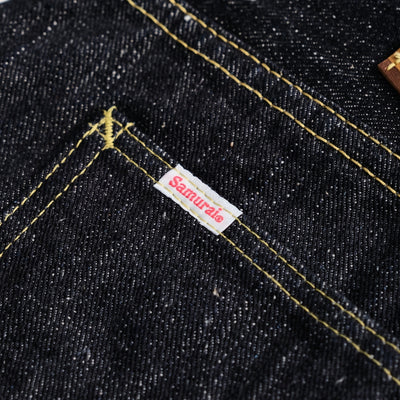 Samurai Jeans [S140VXJ] - "Jin" 17oz. Left-Hand Twill Selvedge Jeans (Relax Tapered) - Image 4