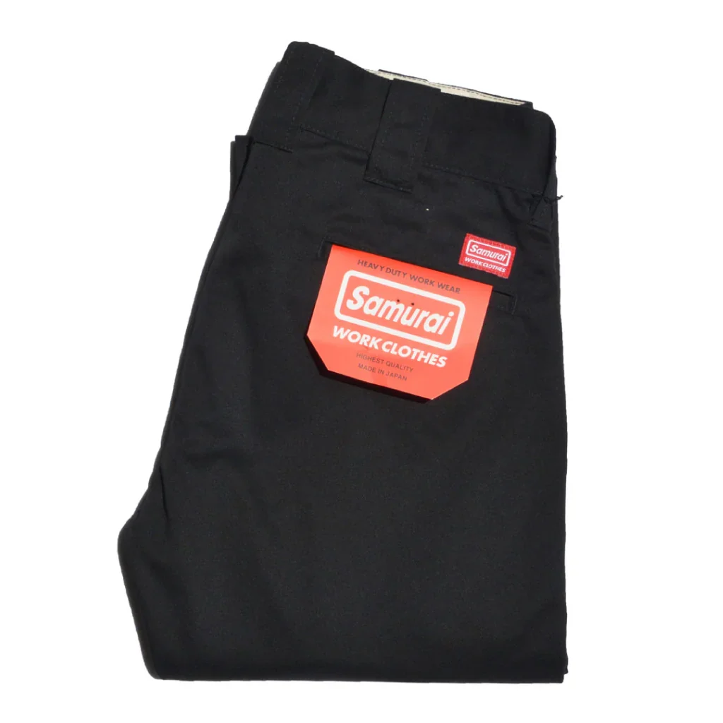 Samurai Jeans [SWC500WP-CE] - T/C Twill Trousers (Mid Rise Slim Straight) - Image 3