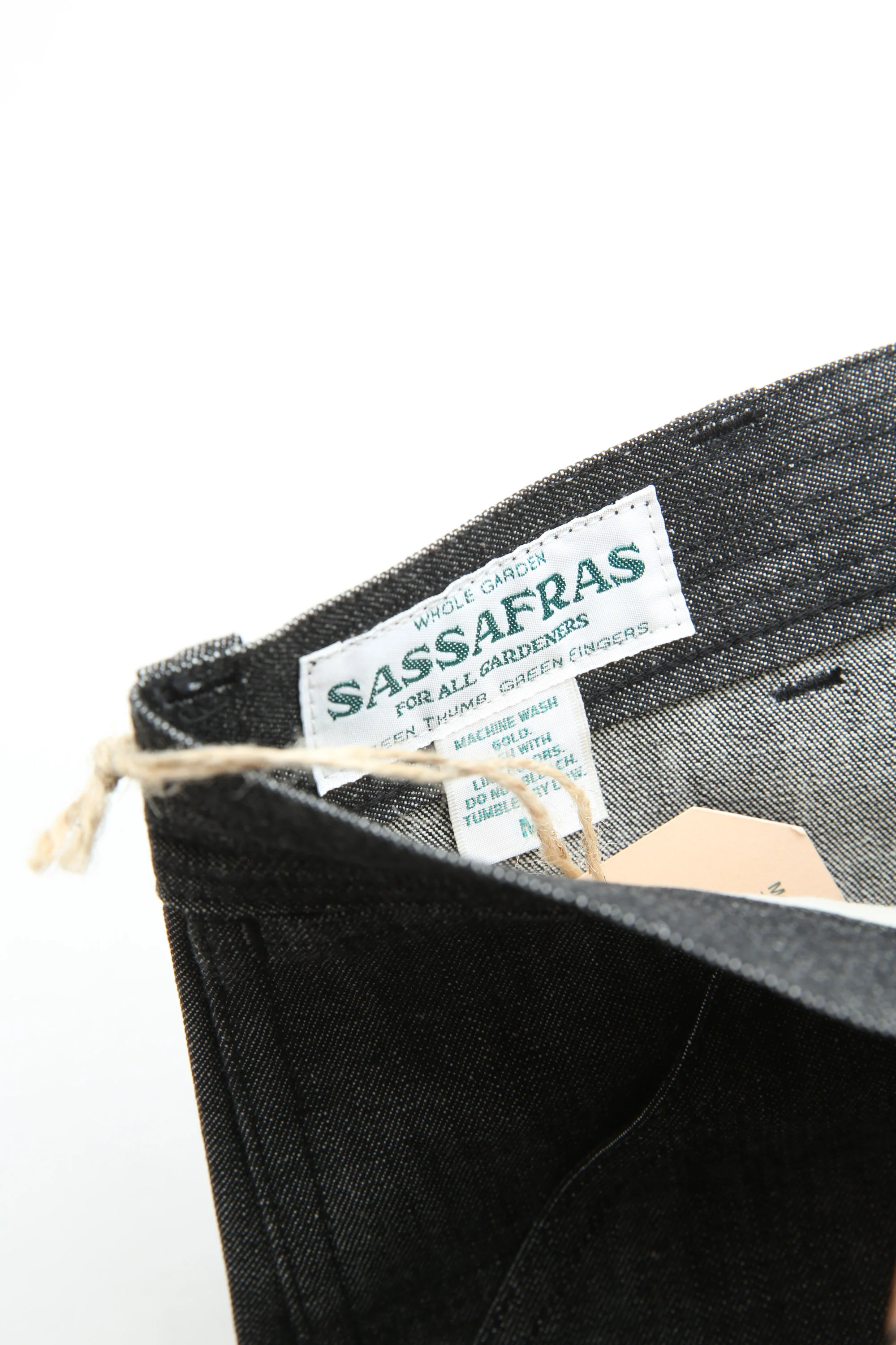 Sassafras D Pruner Pants - Black Denim - Image 12
