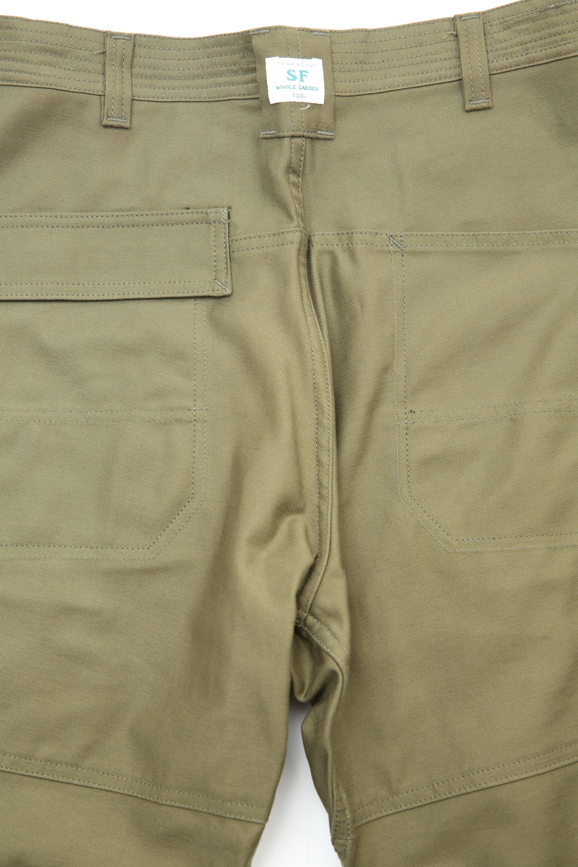 Sassafras D Pruner Pants - Olive Back Satin - Image 9